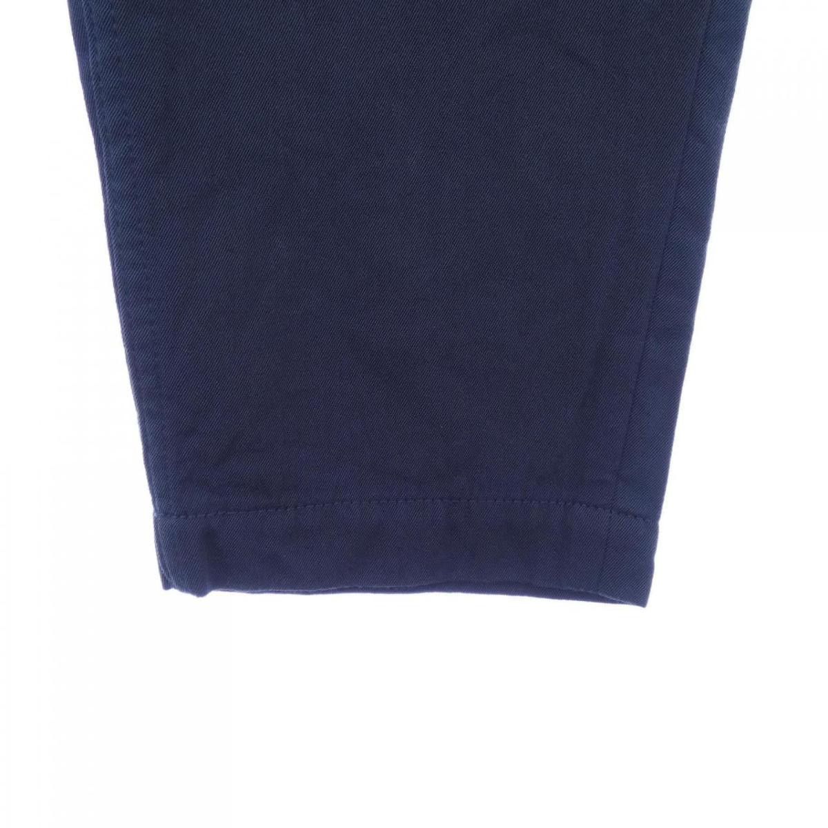 Comme des Garcons Homme Cropped Pants Plain Cotton Long Navy Size US 29 - 5 Thumbnail