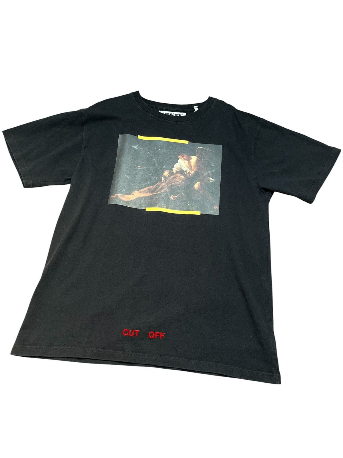 Off-White OFF-WHITE “CUT OFF” T-SHIRT | Grailed