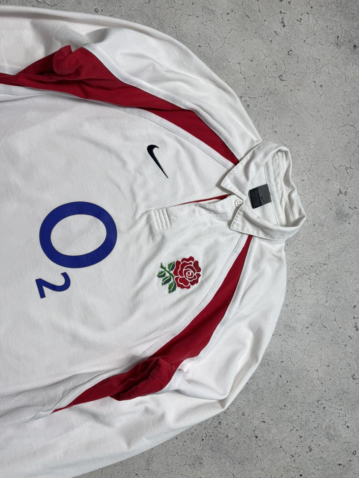 Nike Nike England Rugby League O2 Vintage Jersey Sweatshirt Size US L / EU 52-54 / 3 - 5 Thumbnail