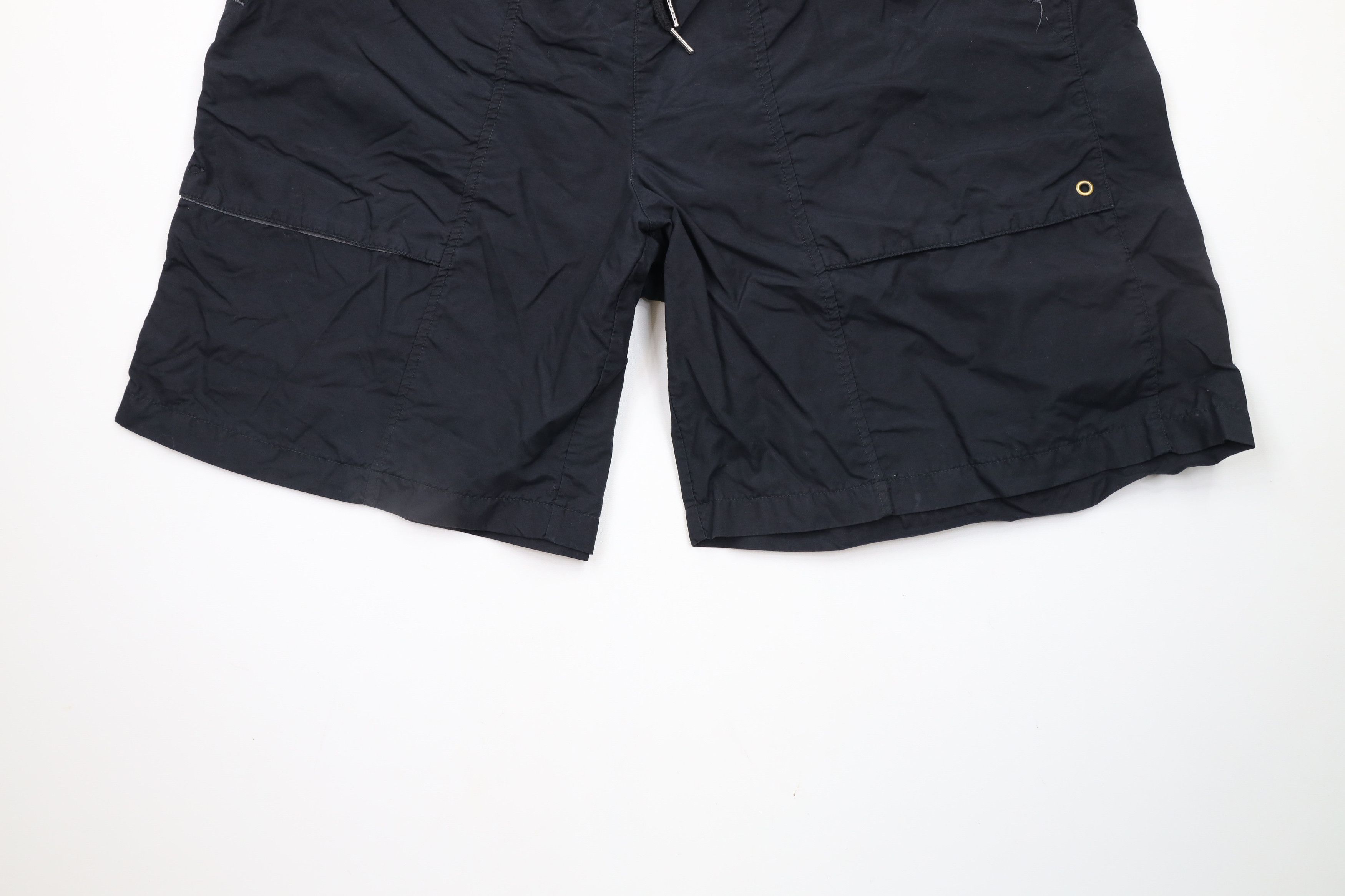 Nike × Vintage Vintage 90s Nike Scott Mini Swoosh Lined Cargo Shorts Black Size US 36 / EU 52 - 4 Thumbnail