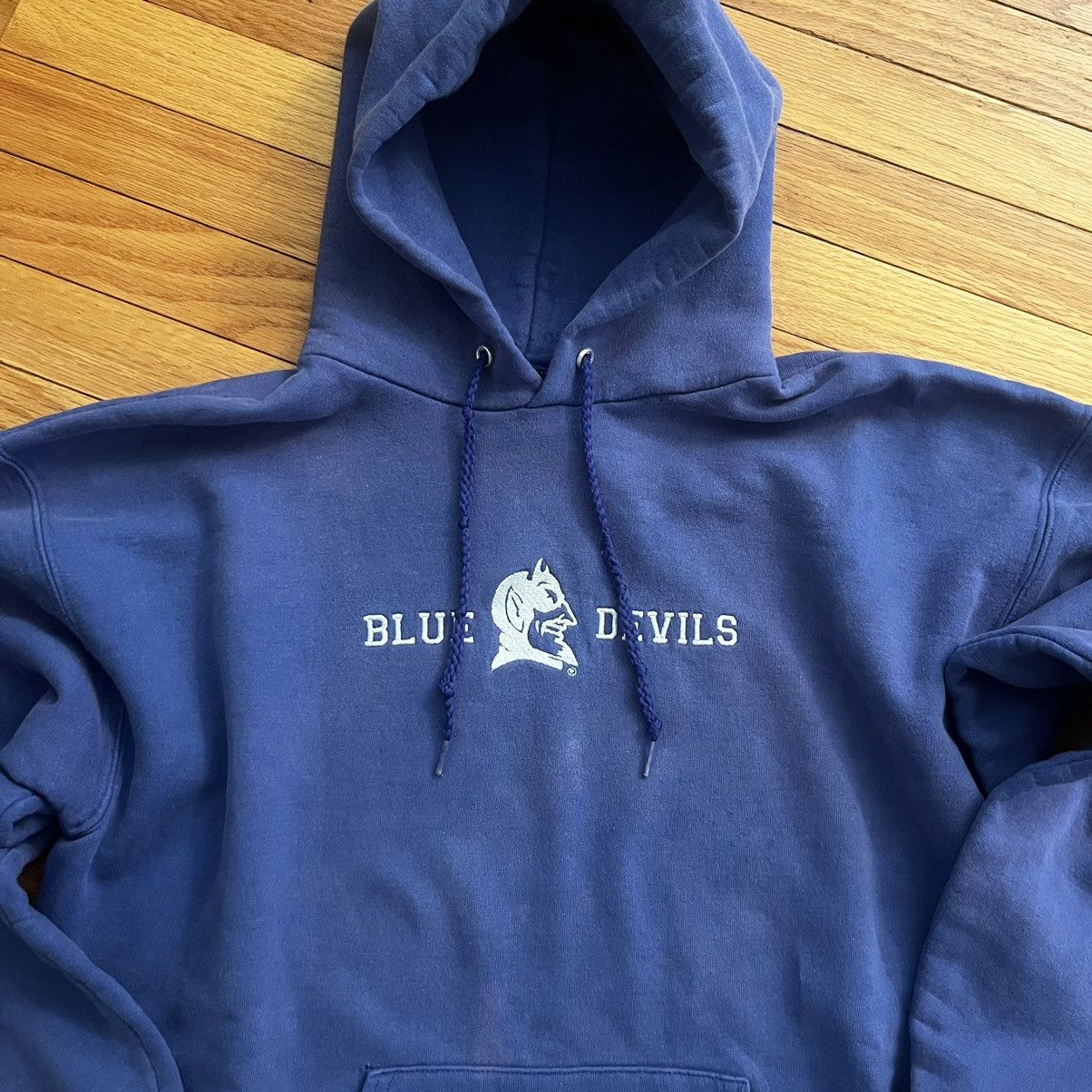 Hanes × Vintage VTG Duke Hoodie Size US M / EU 48-50 / 2 - 2 Thumbnail