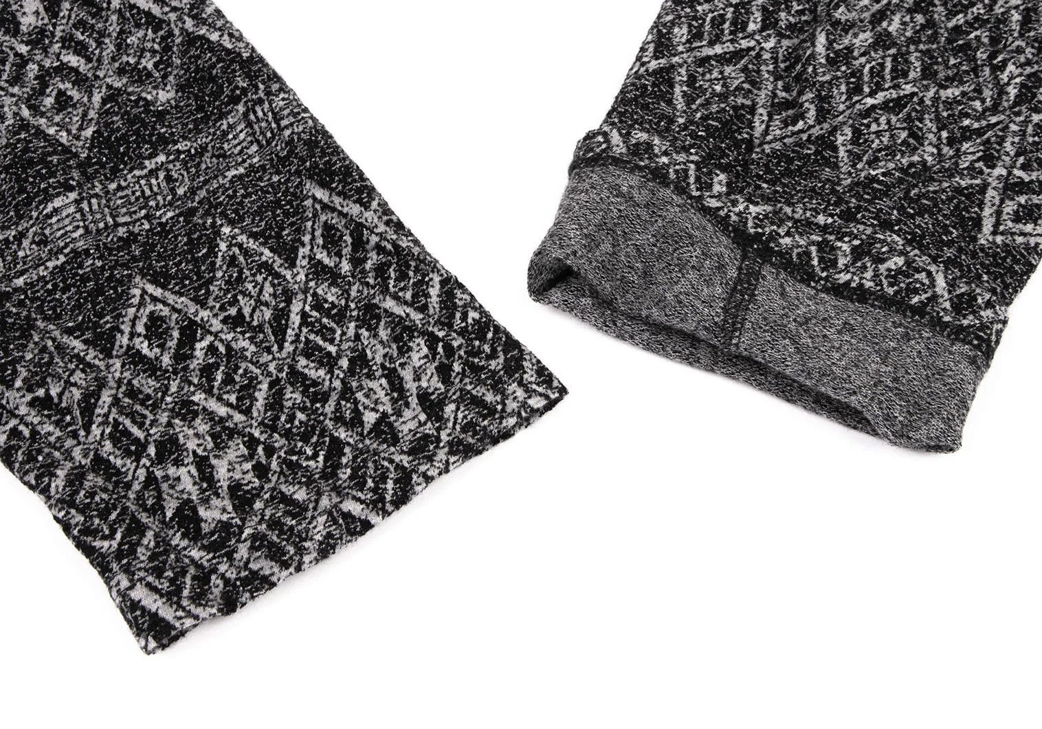 Yohji Yamamoto Yohji Yamamoto Asymmetrical Hem Knit in Black Gray Size US M / EU 48-50 / 2 - 5 Thumbnail
