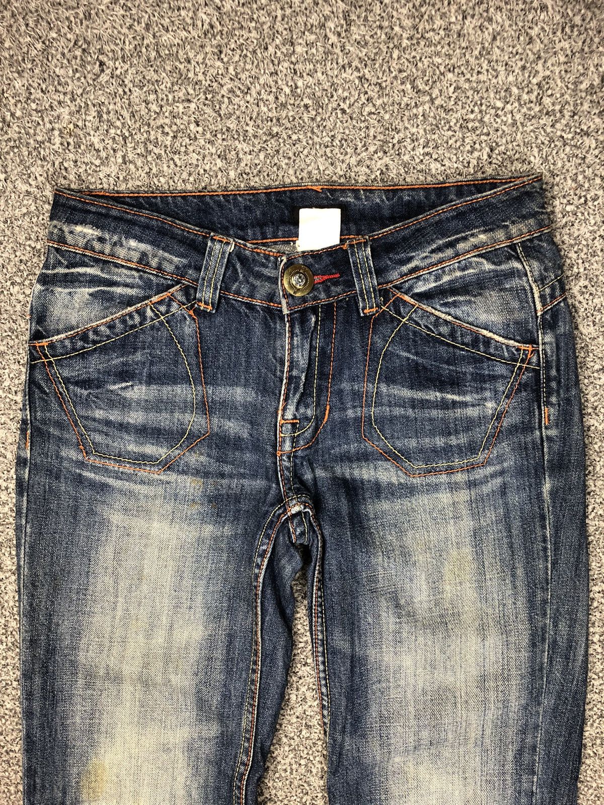 Japanese Brand Vintage Japanese Brands Nude Faded Flare Jeans Size 30" / US 8 / IT 44 - 3 Thumbnail