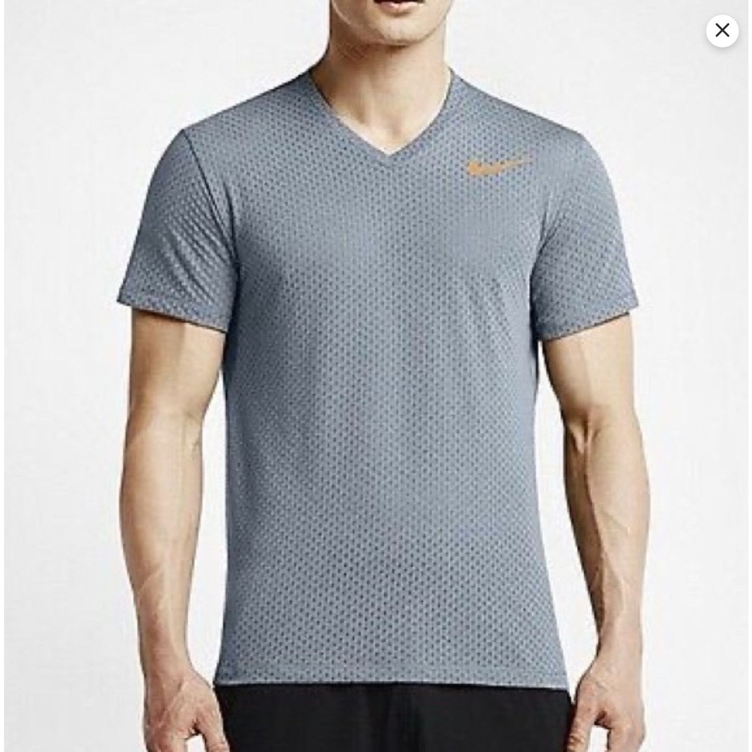 Nike Nike Mesh Dri-Fit Running Tee Size US M / EU 48-50 / 2 - 1 Thumbnail