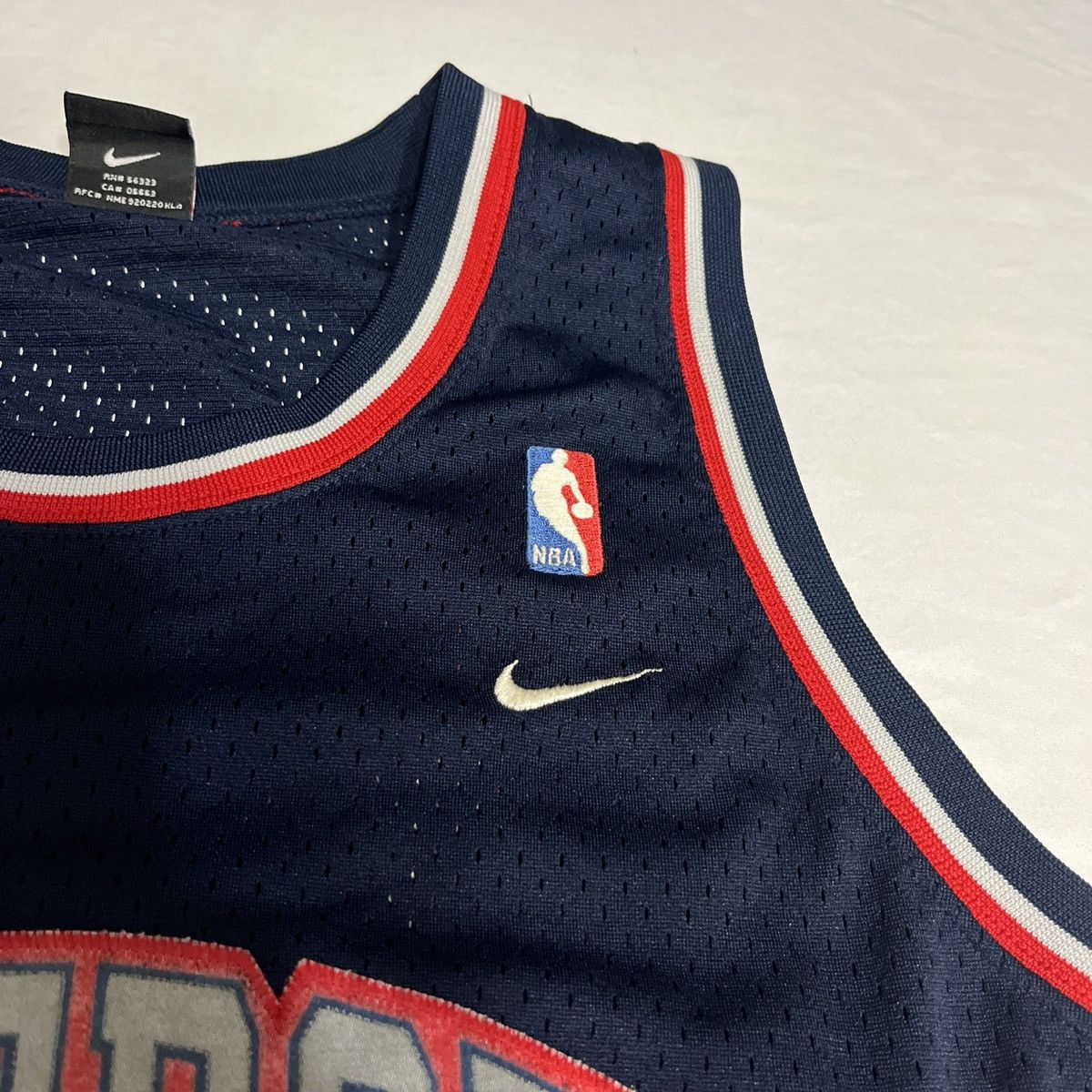 NBA × Nike × Vintage NIKE Team NEW JERSEY NETS JASON KIDD #5 NBA Size US XL / EU 56 / 4 - 7 Thumbnail