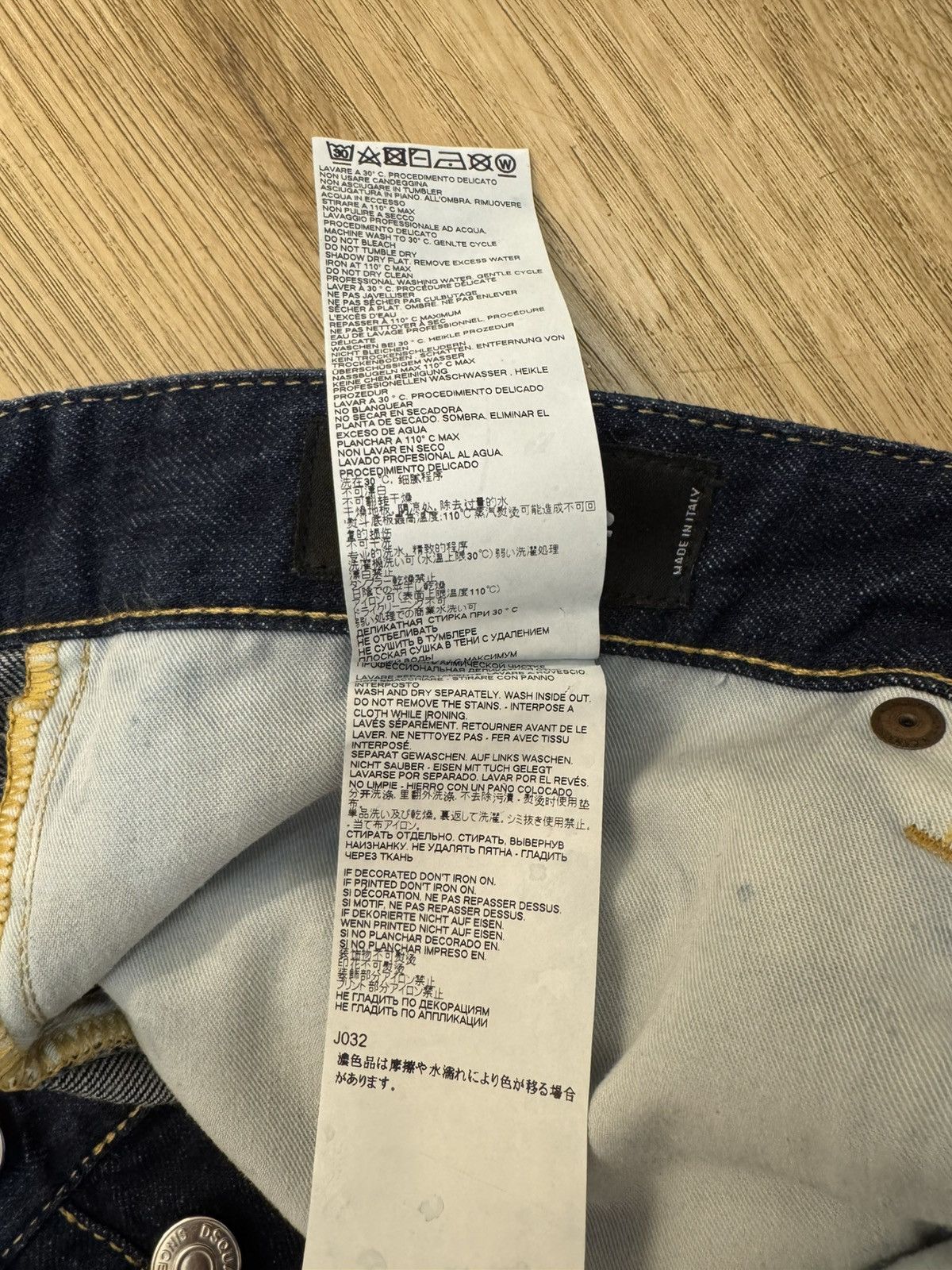 Dsquared2 Dsquared2 Indigo Cigarette Jeans Italy 52 Denim like new Size US 36 / EU 52 - 14 Thumbnail