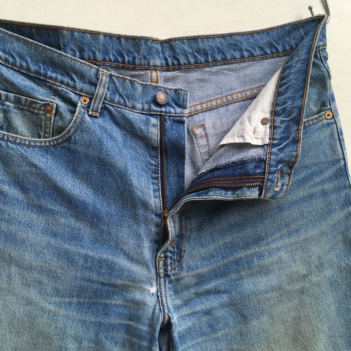 Levi's × Vintage 90s Vintage Levis 515 Jeans Distressed Grunge Size US 35 - 5 Thumbnail