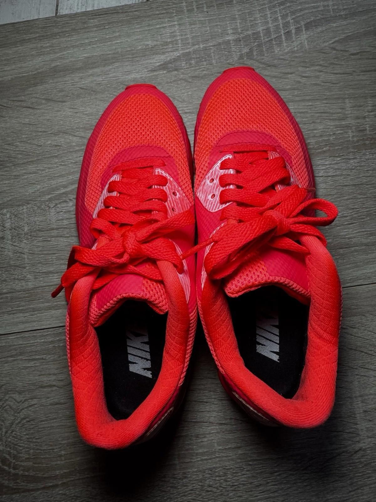Nike Nike Air Max 90 Hyperfuse Premium ID Solar Red Boys UK 4.5 Size US 5 / EU 37 - 6 Thumbnail