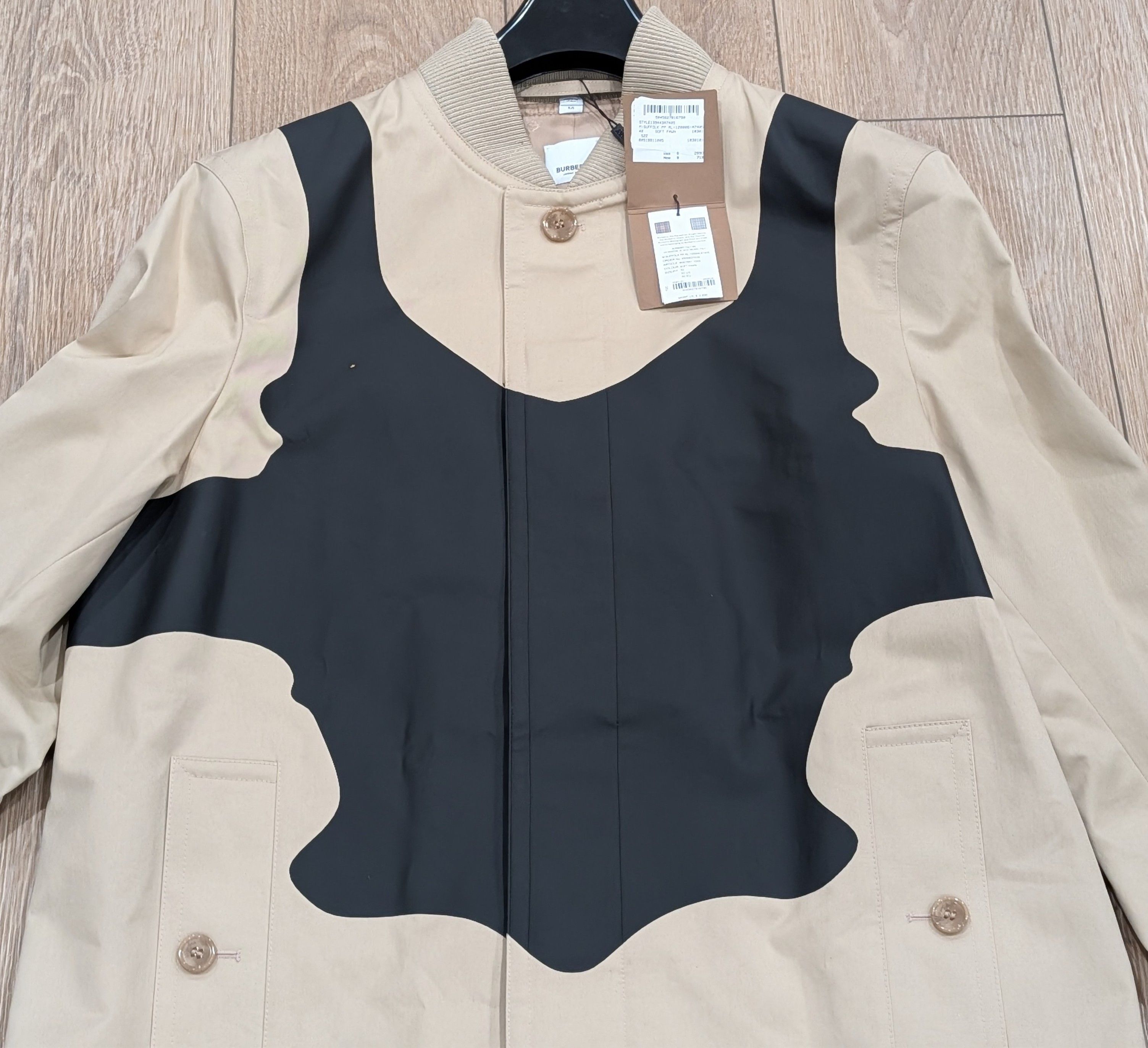 Burberry Burberry Reconstructed Cotton Gabardine Car Coat Fawn 50 Size US M / EU 48-50 / 2 - 2 Thumbnail