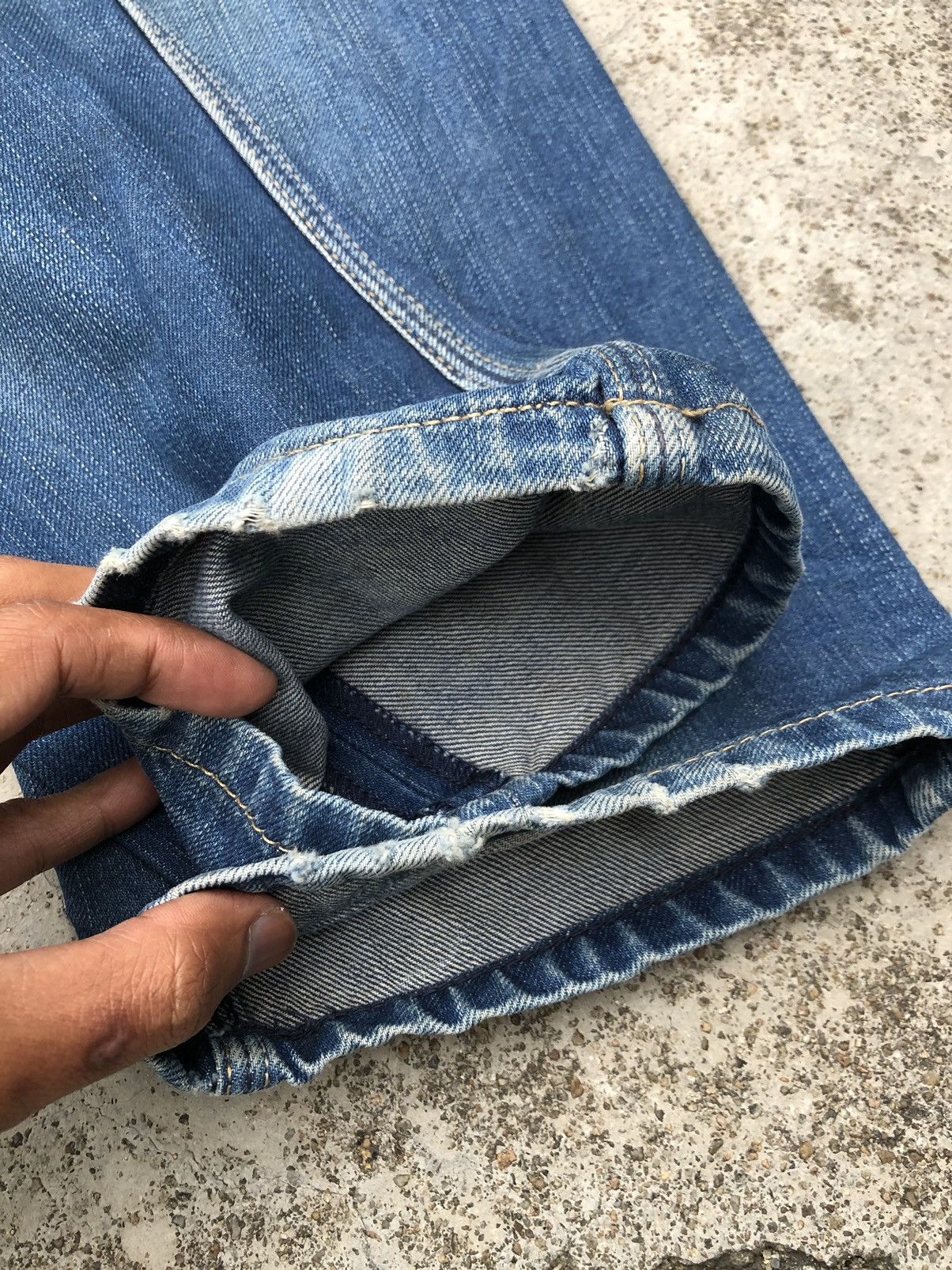 Pepe Jeans PEPE JEANS DISTRESSED WASHED BLUE DENIM Size US 31 - 7 Thumbnail