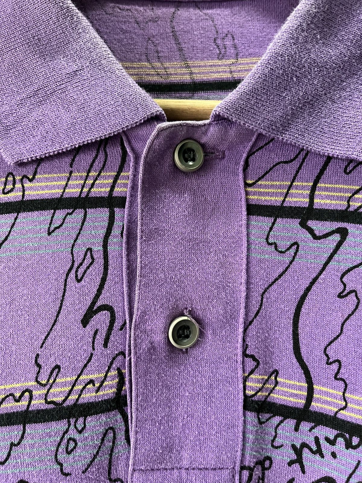 Designer × Saint Laurent Paris × Yves Saint Laurent Yves Saint Laurent Polo Shirt Monogram Size US L / EU 52-54 / 3 - 6 Thumbnail