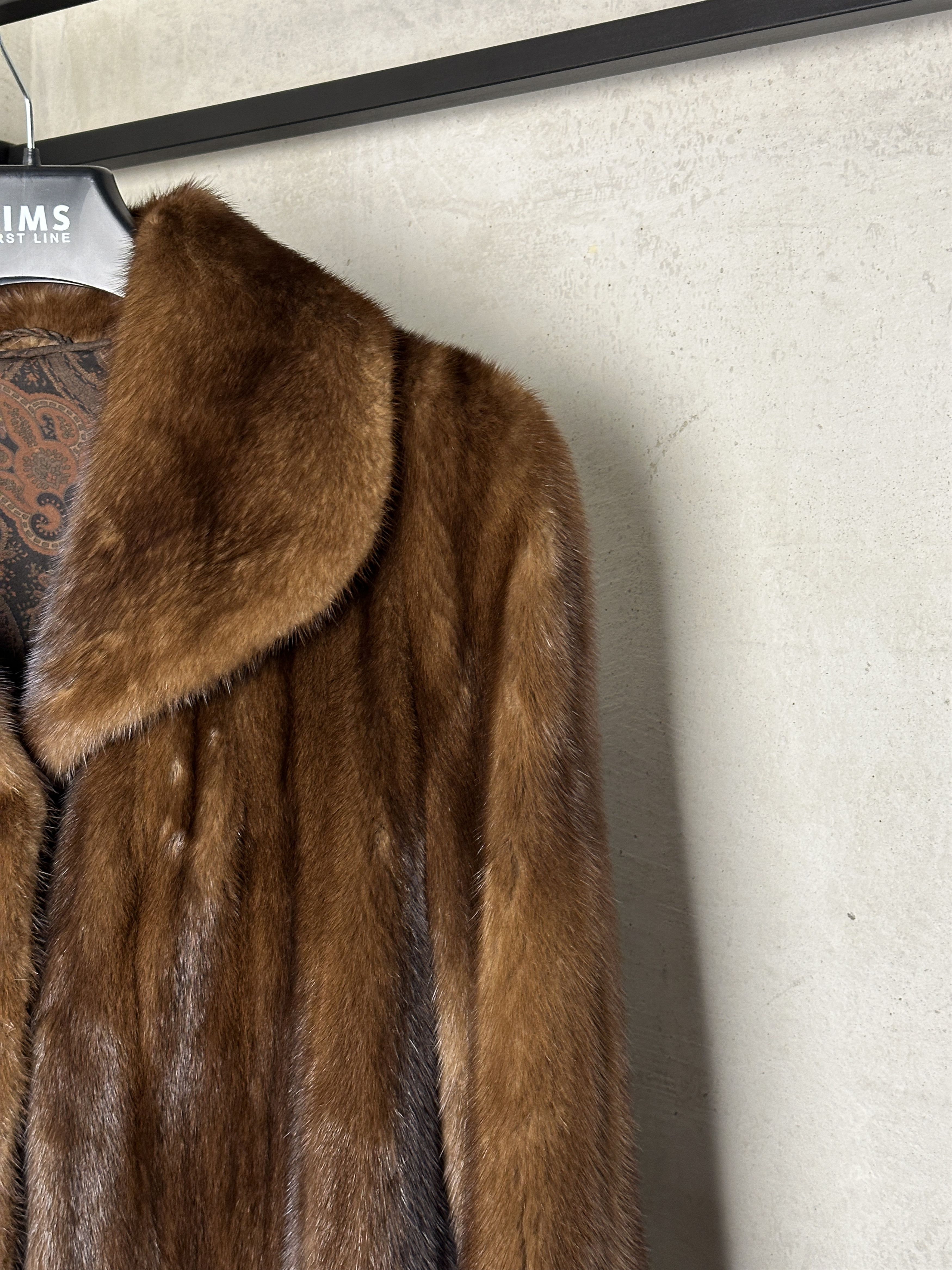 Vintage Long Mink Fur Coat Size M / US 6-8 / IT 42-44 - 3 Thumbnail