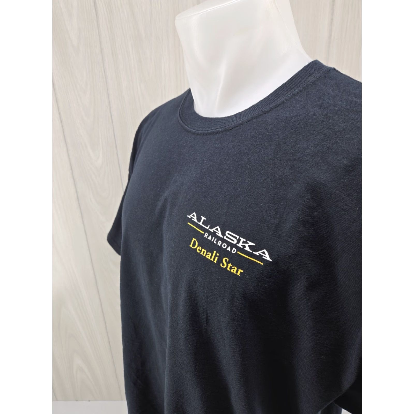 Gildan The Alaska Railroad Denali Star Shirt Mens 2XL Black Size US XXL / EU 58 / 5 - 6 Thumbnail