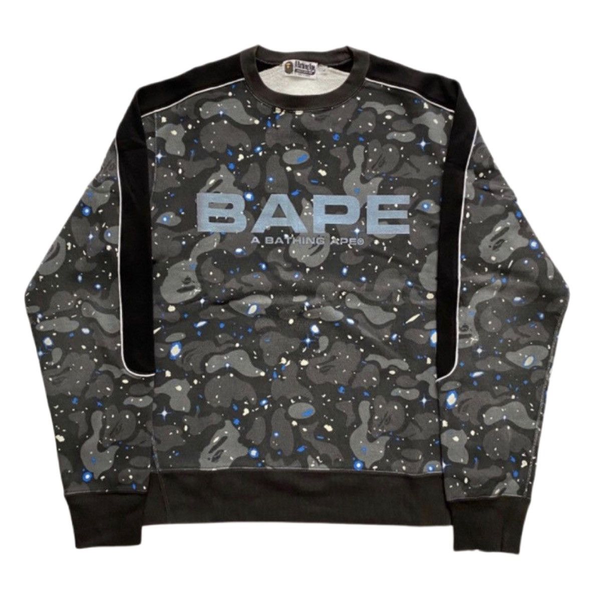 Bape Bape space black camo crewneck sweatshirts stk size L carti Size US L / EU 52-54 / 3 - 1 Thumbnail