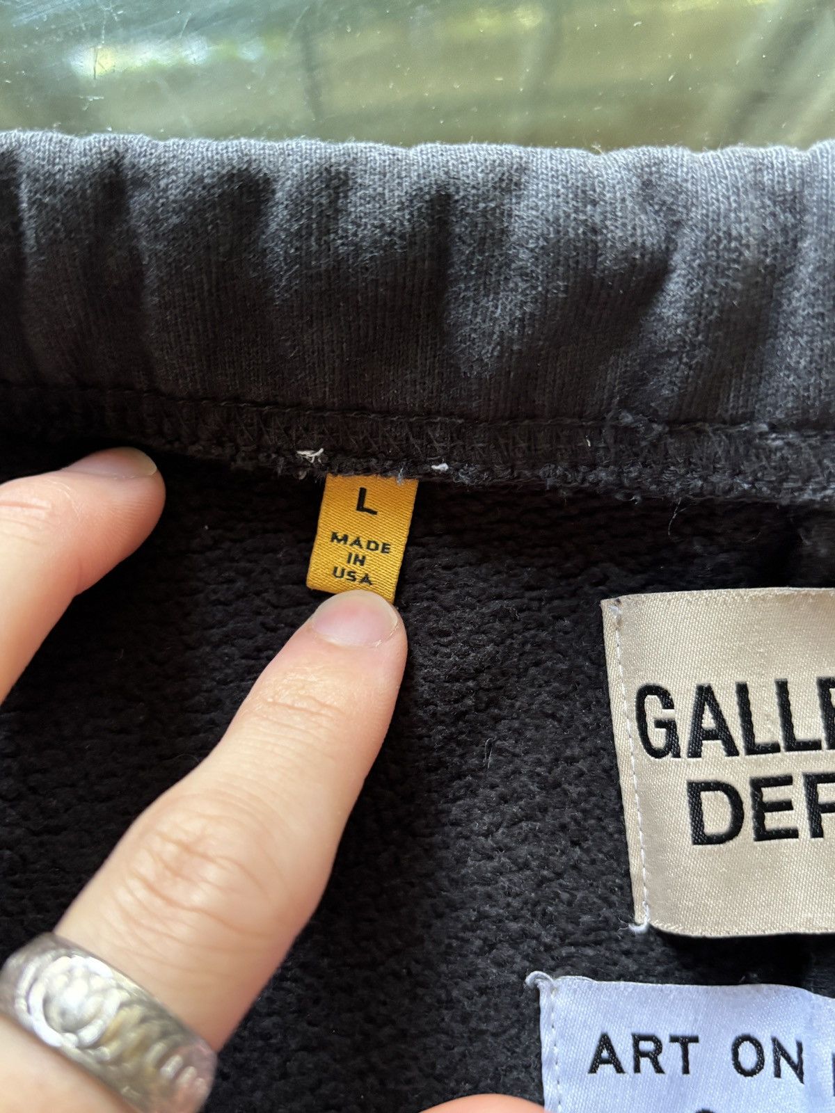 Gallery Dept. FADED BLACK - PAINTER LOGO FLARE SWEATPANTS Size US 34 / EU 50 - 10 Thumbnail