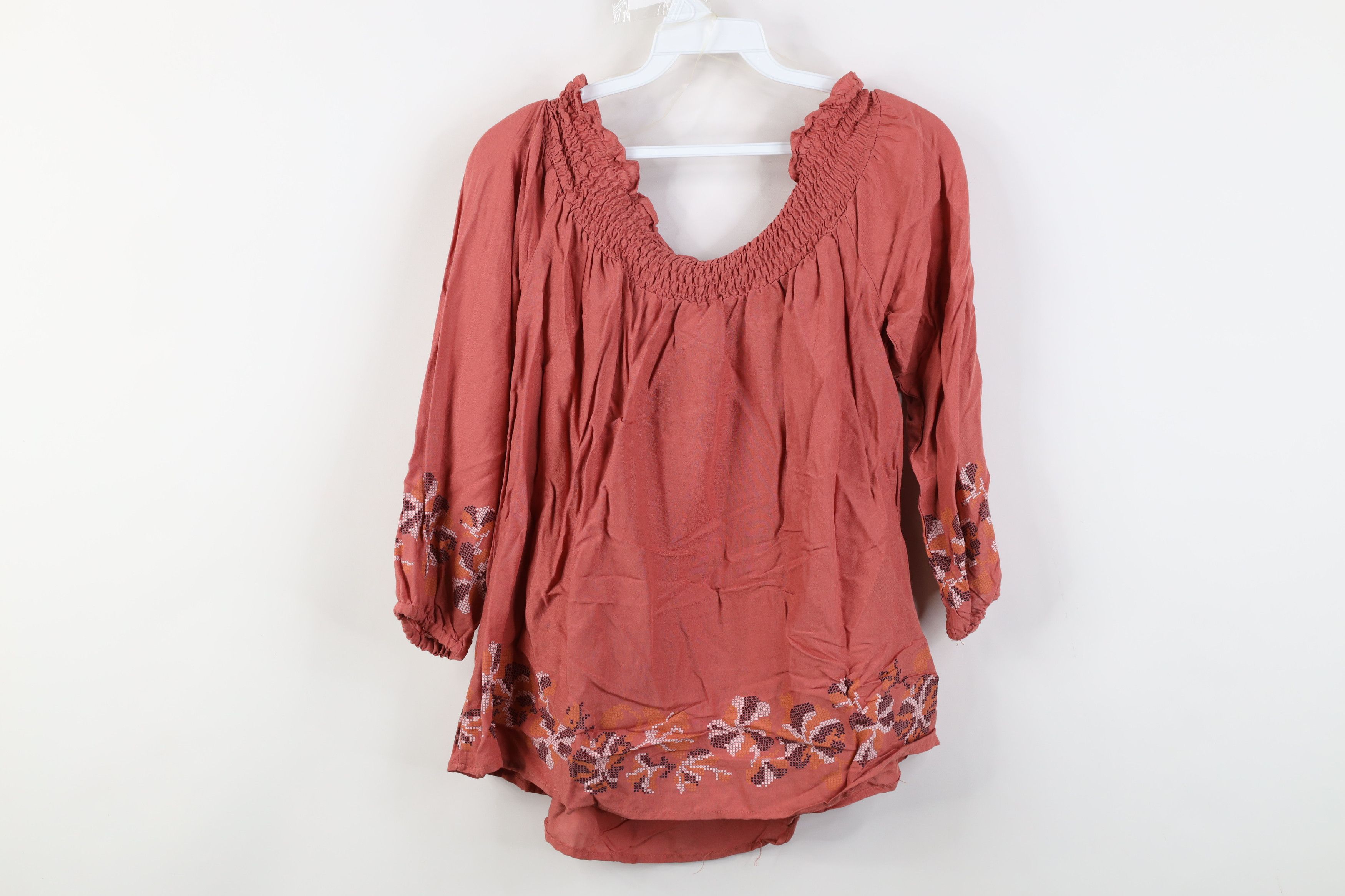 Vintage Deadstock Y2K Country Primitive Babydoll Ruffled Blouse Top Size M / US 6-8 / IT 42-44 - 10 Thumbnail