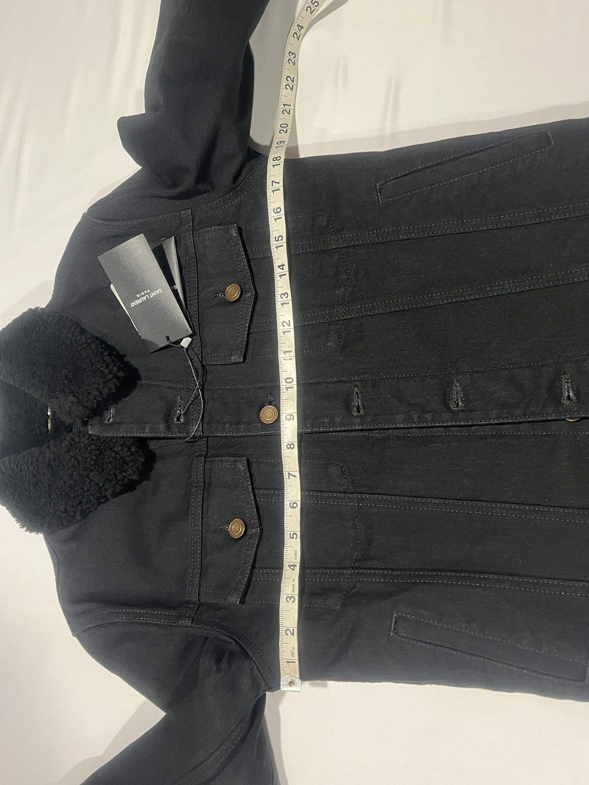 Saint Laurent Paris Saint Laurent men’s denim shearling jacket. S. $2500 Size US S / EU 44-46 / 1 - 7 Thumbnail