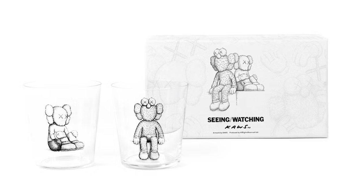 Kaws Kaws Seeing/Watching Companion Glass Set Size ONE SIZE - 3 Thumbnail