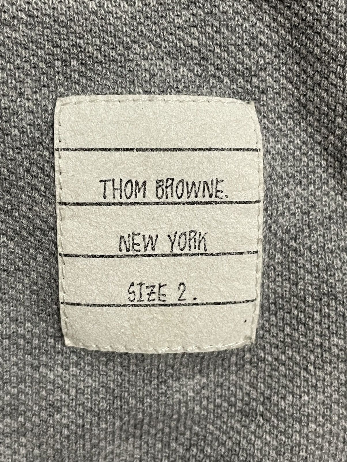 Thom Browne Center-Back Stripe Thom Browne Piqué Polo Size US M / EU 48-50 / 2 - 7 Thumbnail