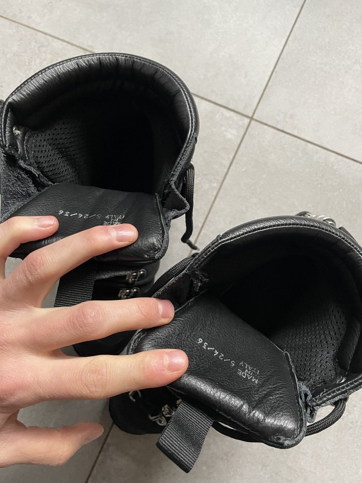 Diemme × Heliot Emil DIEMME X HELIOT EMIL BLACK HIKING BOOTS Size US 6 / IT 36 - 11 Thumbnail