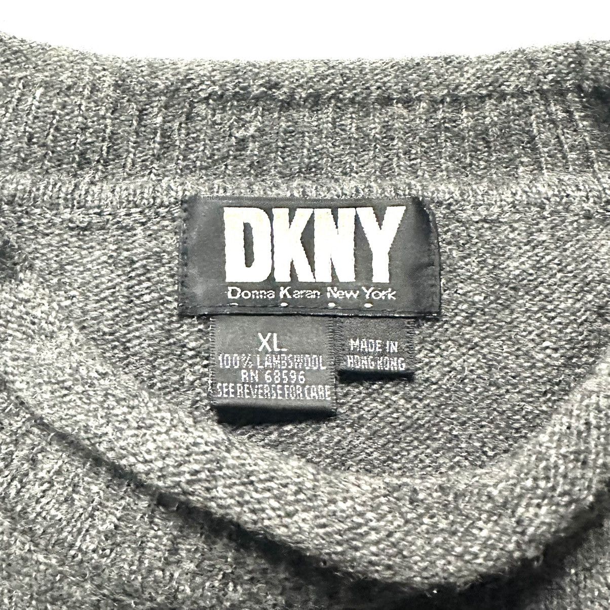 DKNY 90s DKNY Roll Neck Knit Sweater 3D Pocket Lambswool Pullover Size US XL / EU 56 / 4 - 6 Thumbnail