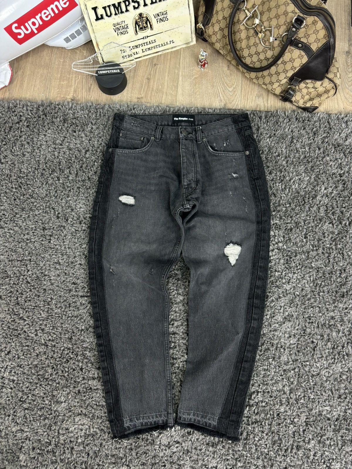 The Kooples Luxury The Kooples Jeans Distressed Denim Faded Size Shorts Size US 34 / EU 50 - 1 Thumbnail