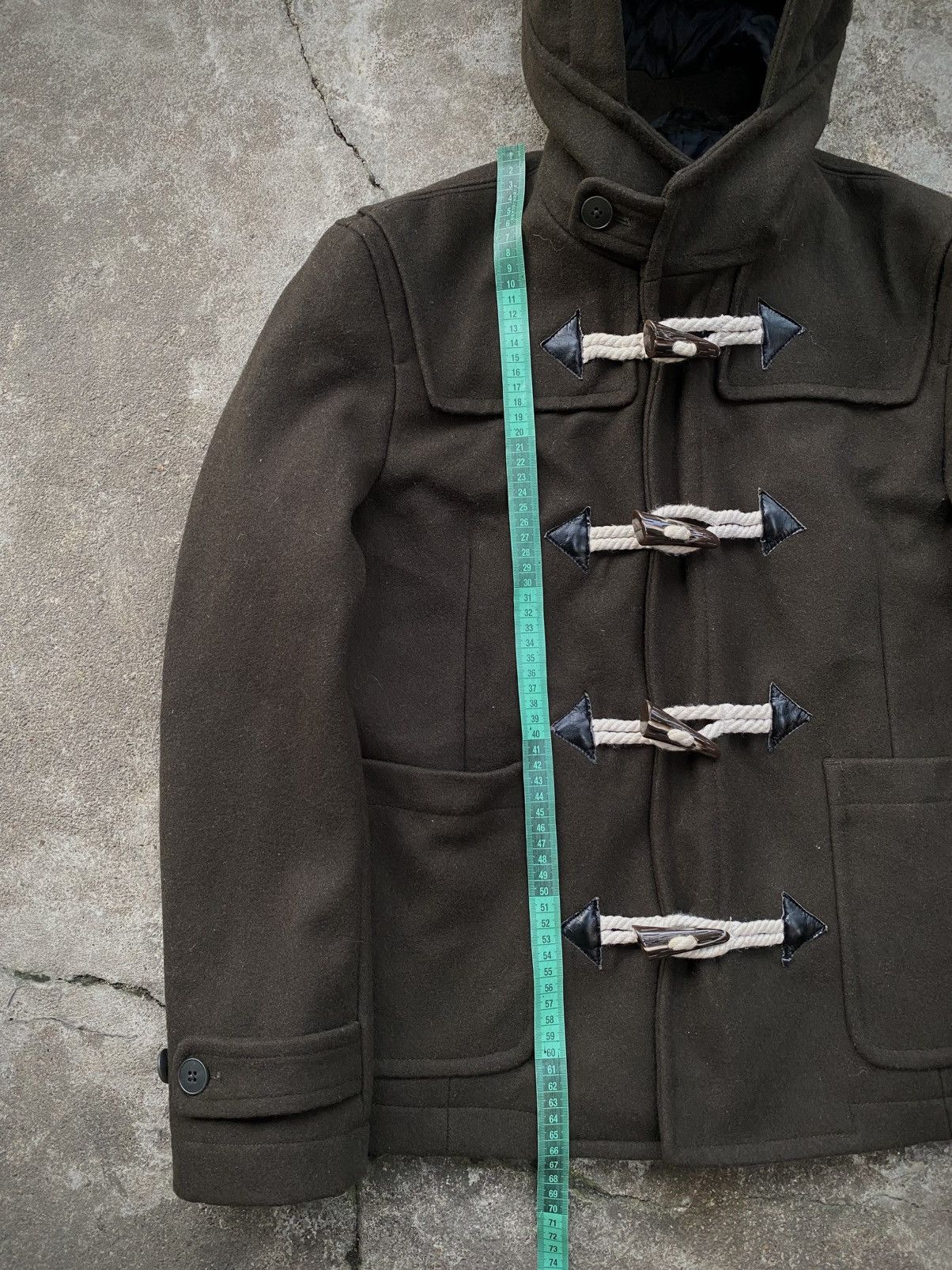 Le Grande Bleu (L.G.B.) KAZUTAKA KATOH TETE HOMME DUFFLE WOOL JACKET Size US M / EU 48-50 / 2 - 7 Thumbnail