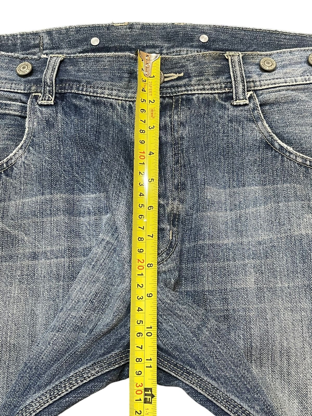Evisu Vintage Japanese Brand Faded Wash Carpenter Baggy Jeans Size US 36 / EU 52 - 15 Thumbnail