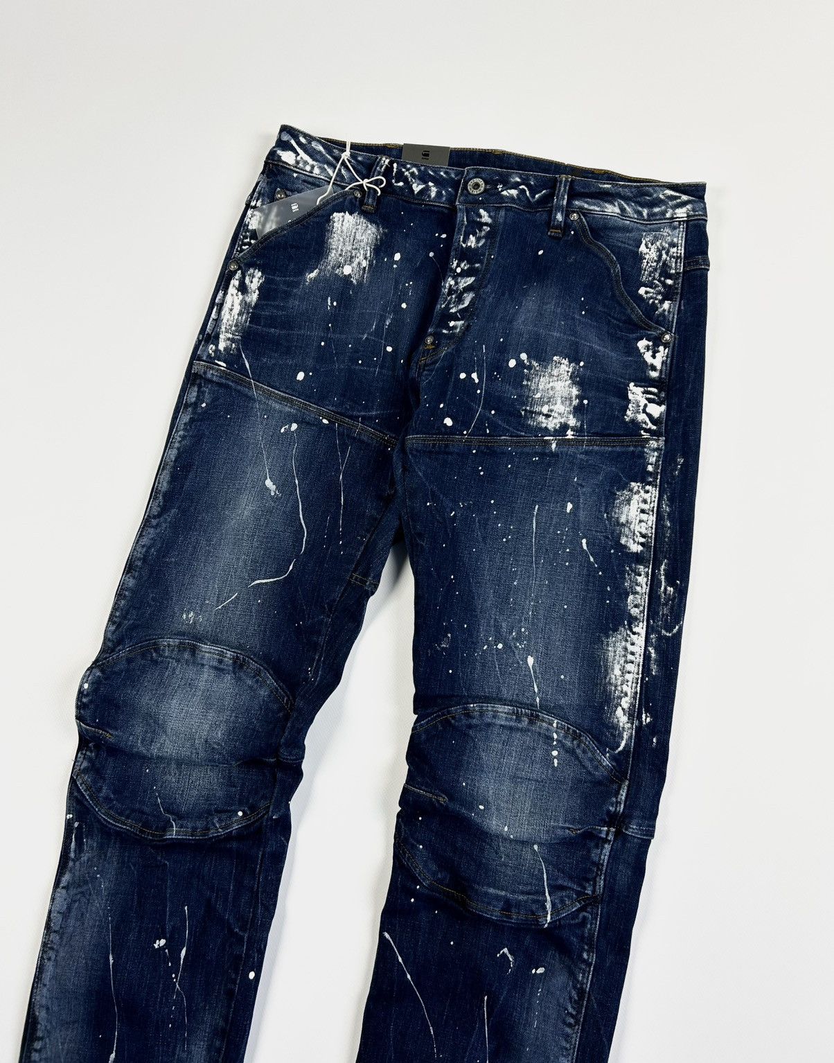 G-Star G-star raw 3D denim paint stains jeans Size US 32 / EU 48 - 2 Thumbnail