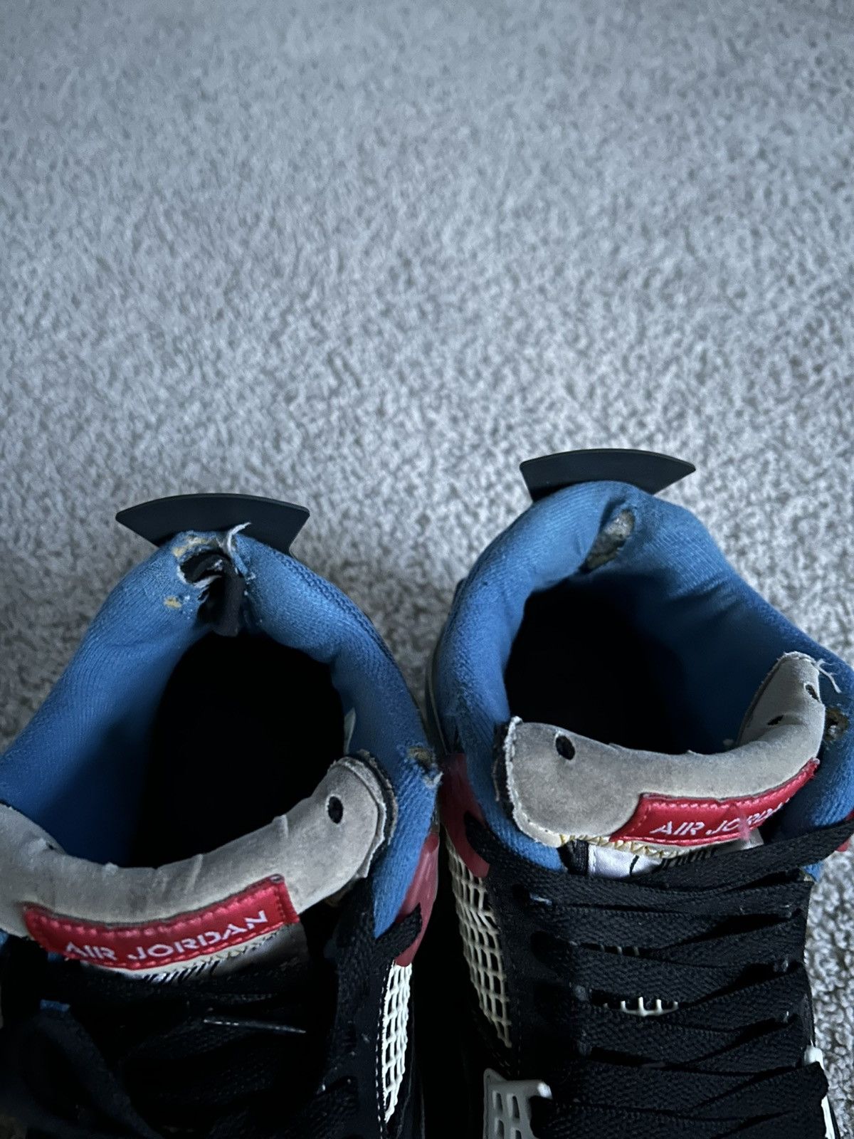 Union LA X Air Jordan Retro 4 Off Noir Size 9