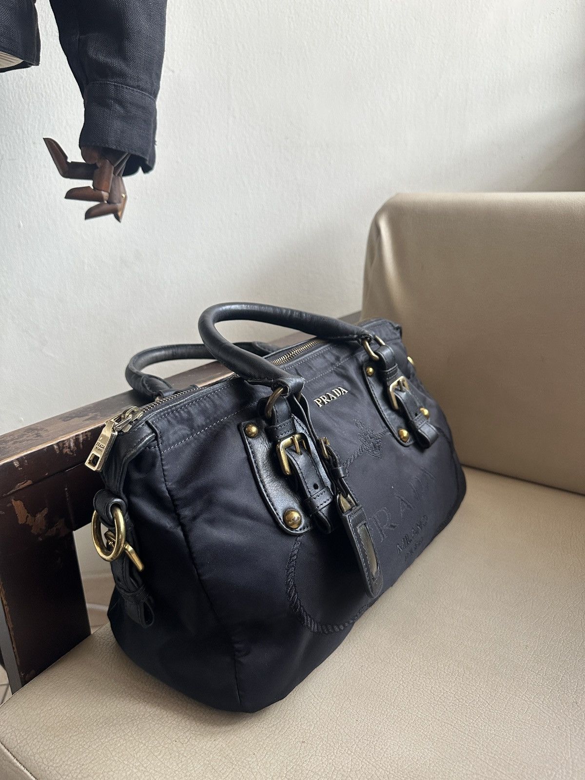 Prada 2000s Prada Tessuto Nylon Bag Size ONE SIZE - 3 Thumbnail