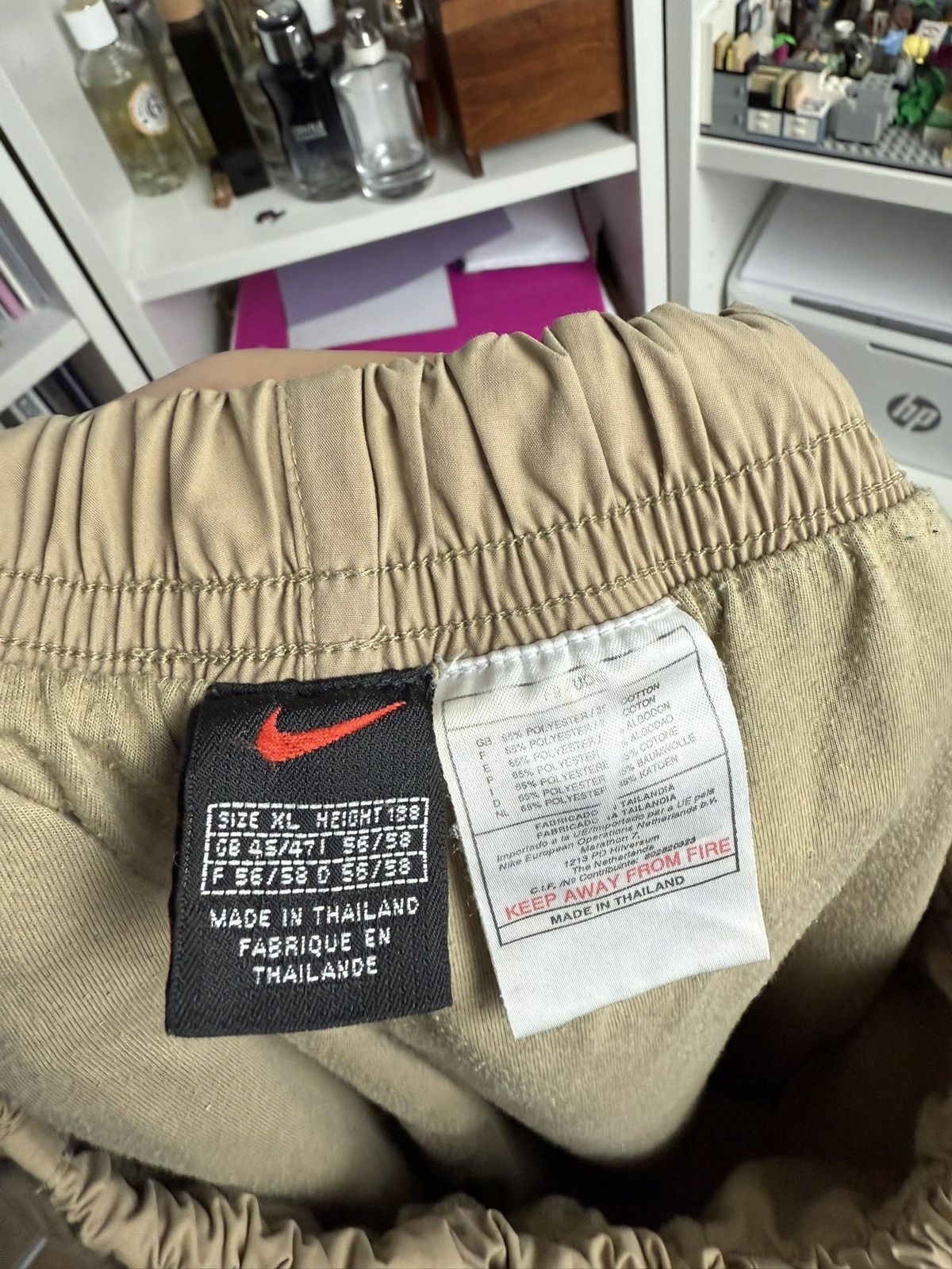 Nike × Vintage Vintage 90s Nike baggy parachute trackpants XL drill gorpcore Size US 36 / EU 52 - 6 Thumbnail