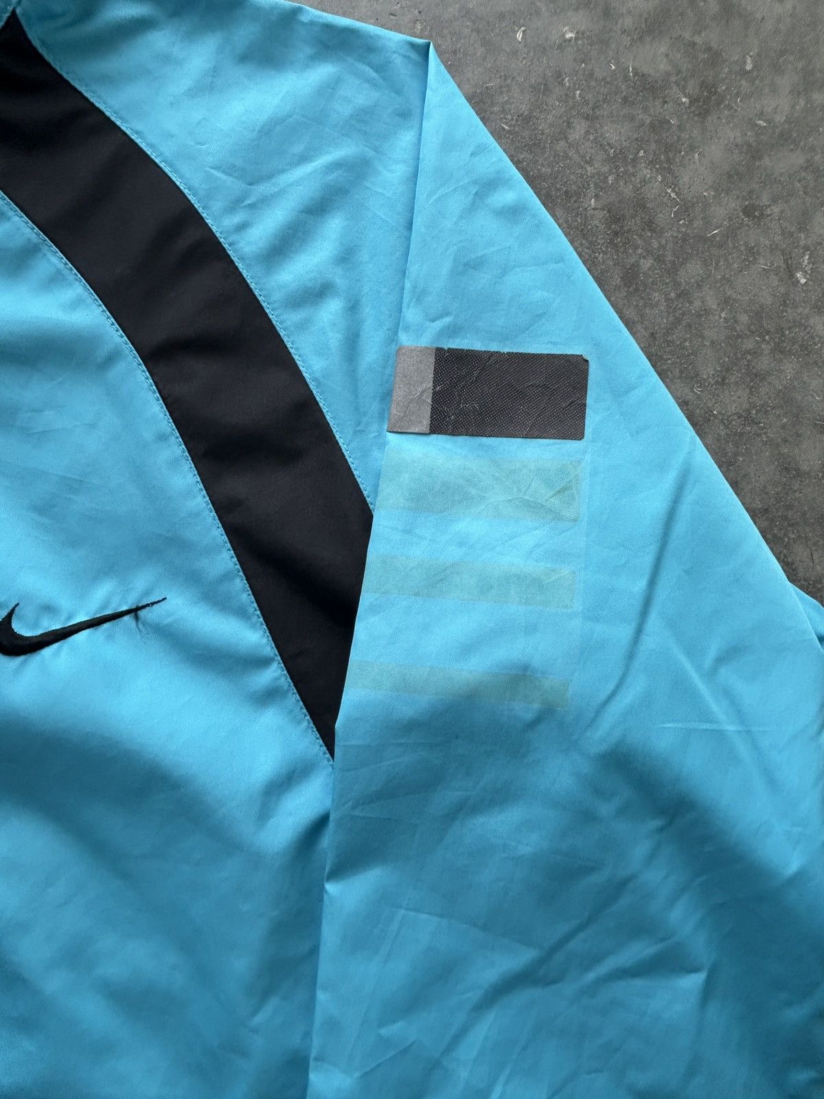 Nike Vintage 90s Baby Blue Nike Windbreaker Jacket Size US M / EU 48-50 / 2 - 3 Thumbnail