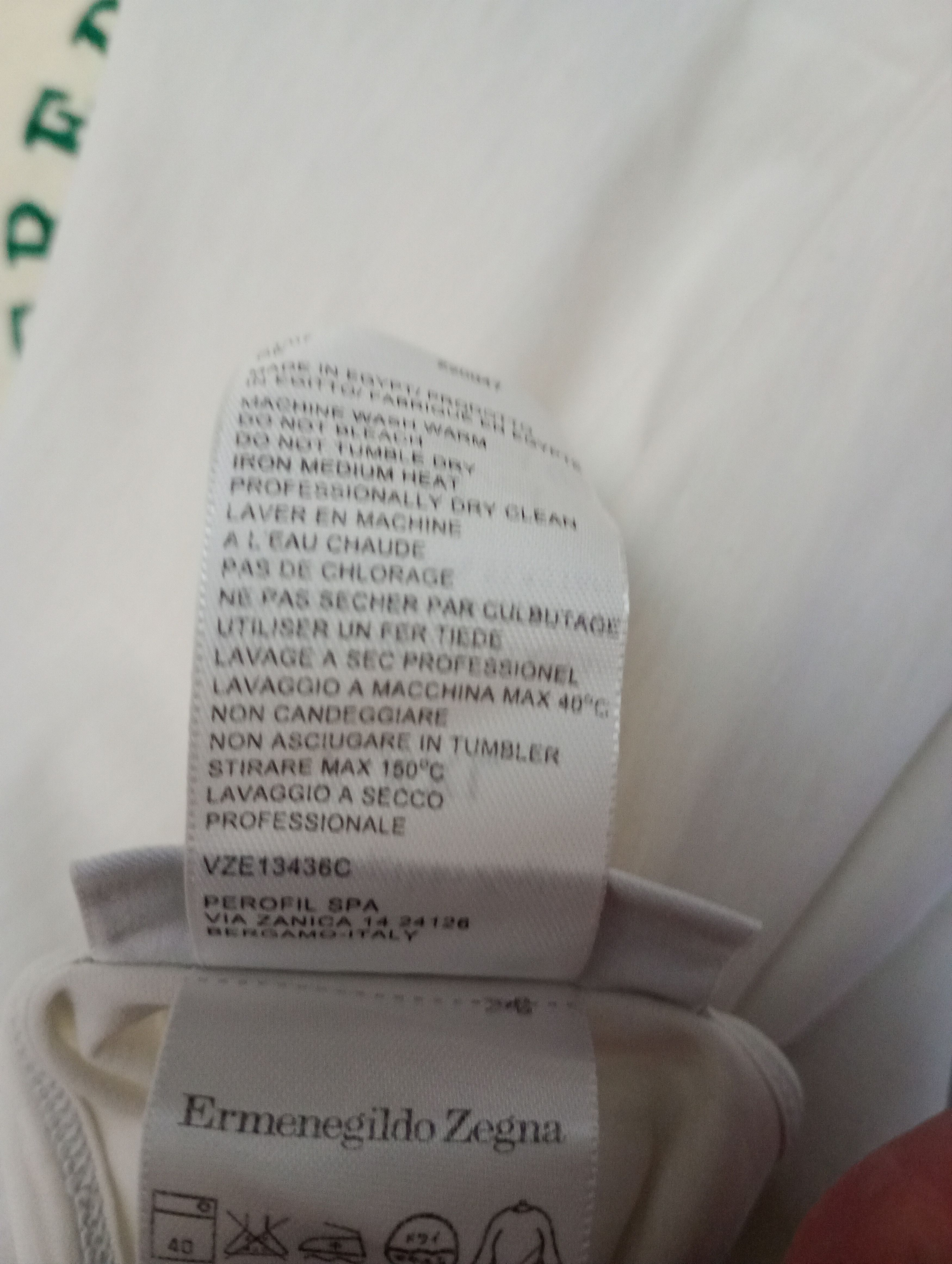 Ermenegildo Zegna Ermenegildo Zegna Basic T-Shirt Size US XXL / EU 58 / 5 - 13 Thumbnail