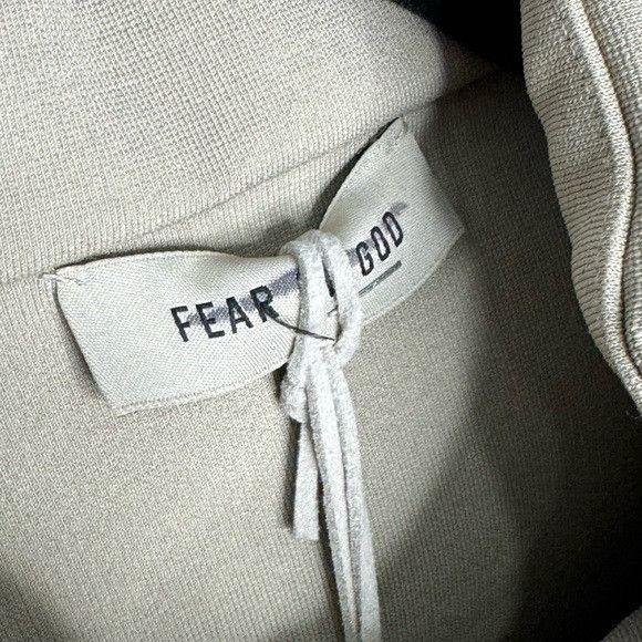 Fear of God Fear Of God Eternal Viscose Tricot Track Jacket Beige Men’s Size US S / EU 44-46 / 1 - 3 Thumbnail