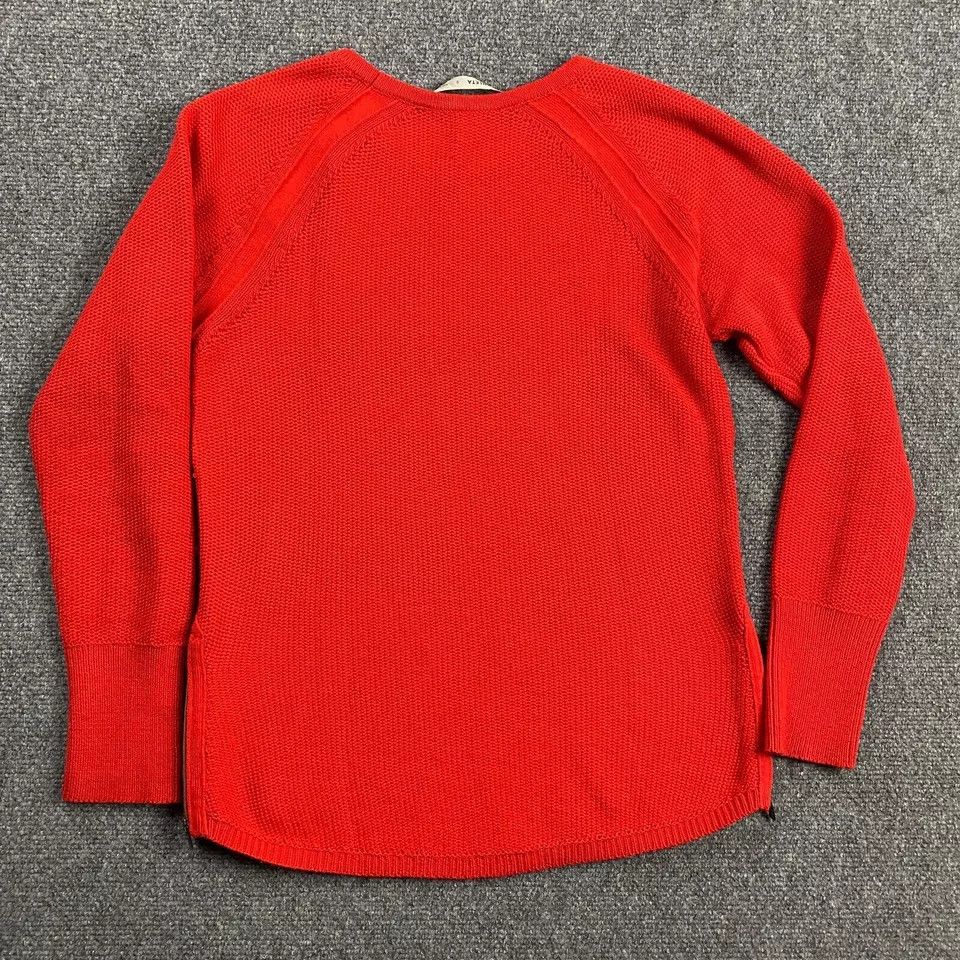 Athleta Athleta Sweater Women's Small Red Round Neck Tunic Knit Size S / US 4 / IT 40 - 3 Thumbnail