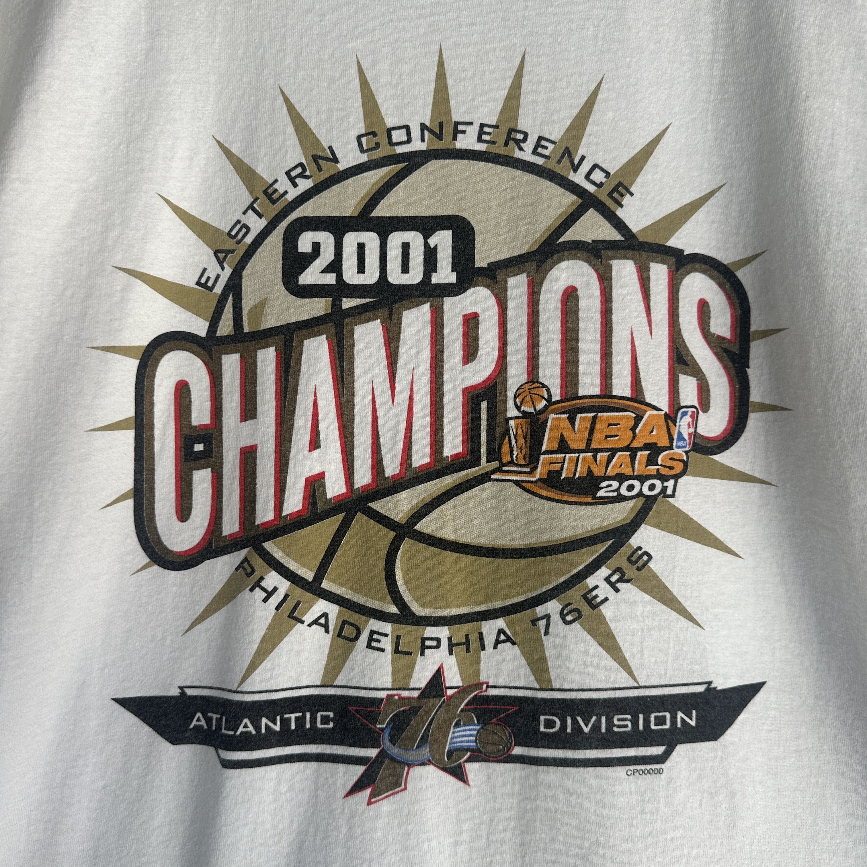 Champion VTG Philadelphia 76ers T Shirt Champion 2001 Finals Size US XL / EU 56 / 4 - 5 Thumbnail