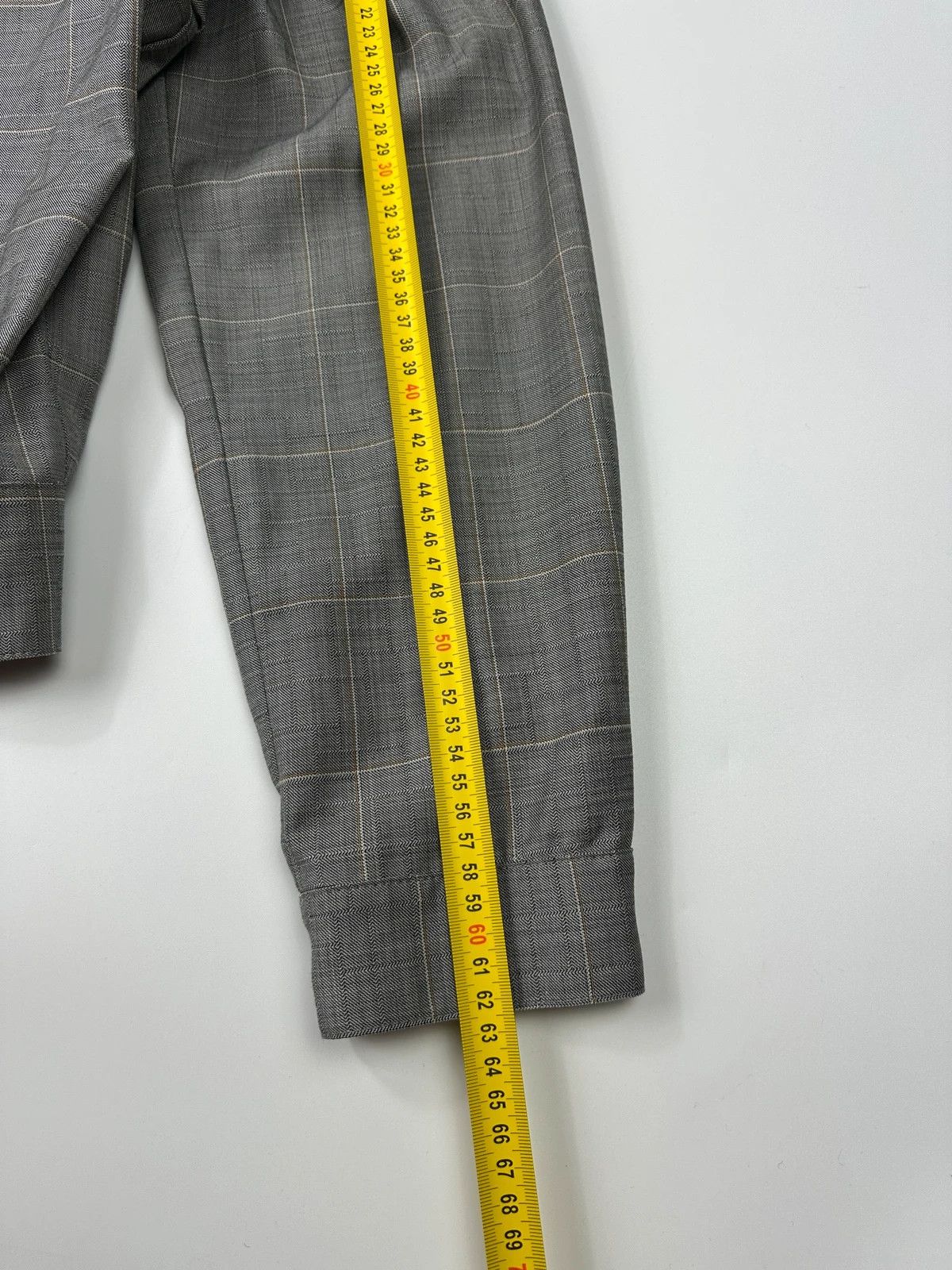 Emporio Armani Emporio Armani SS2020 Grey Wool Light Side Zip Jacket Size US L / EU 52-54 / 3 - 14 Thumbnail