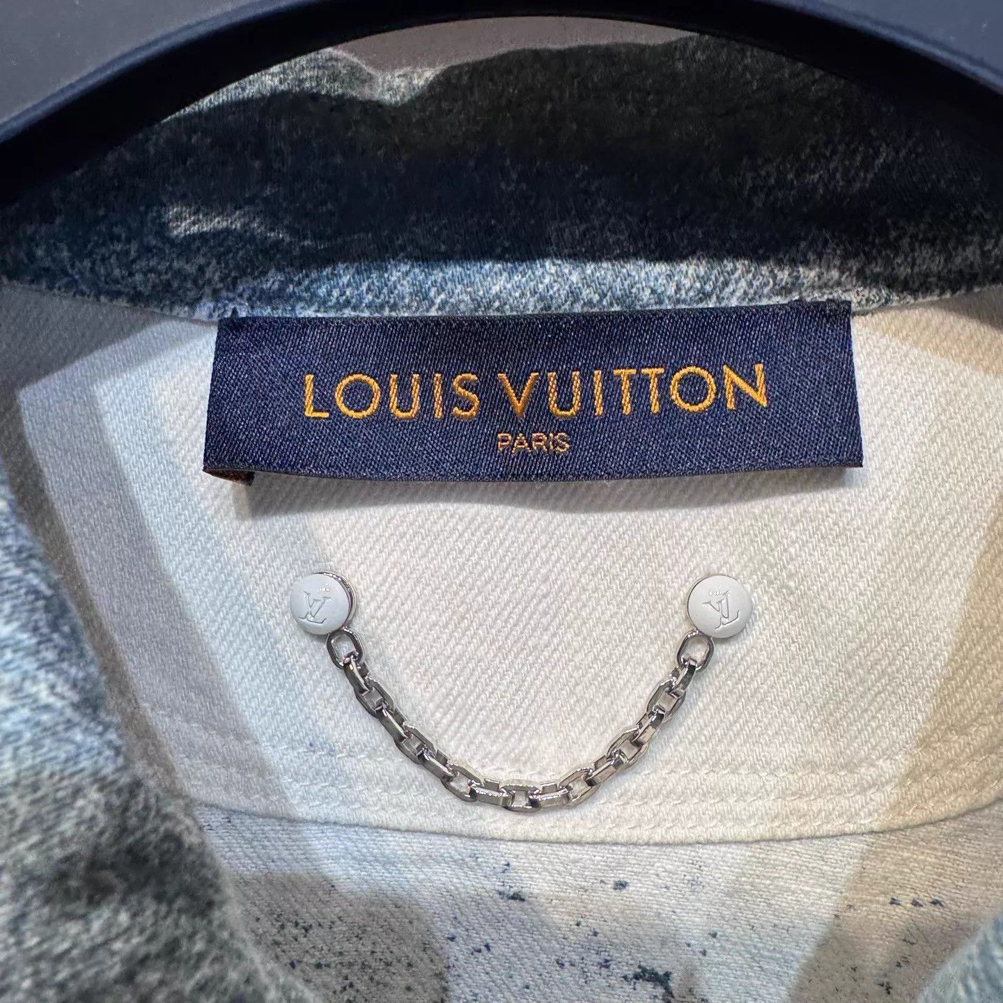 Louis Vuitton Louis Vuitton Blue Starry Gradient Denim Jacket M New Size US M / EU 48-50 / 2 - 4 Thumbnail