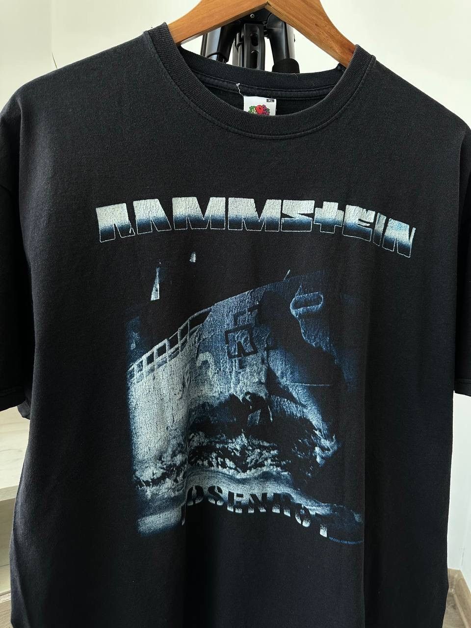 Band Tees × Vintage Vintage Rammestein Black Rosenrot Distressed T-Shirt Size US M / EU 48-50 / 2 - 8 Thumbnail