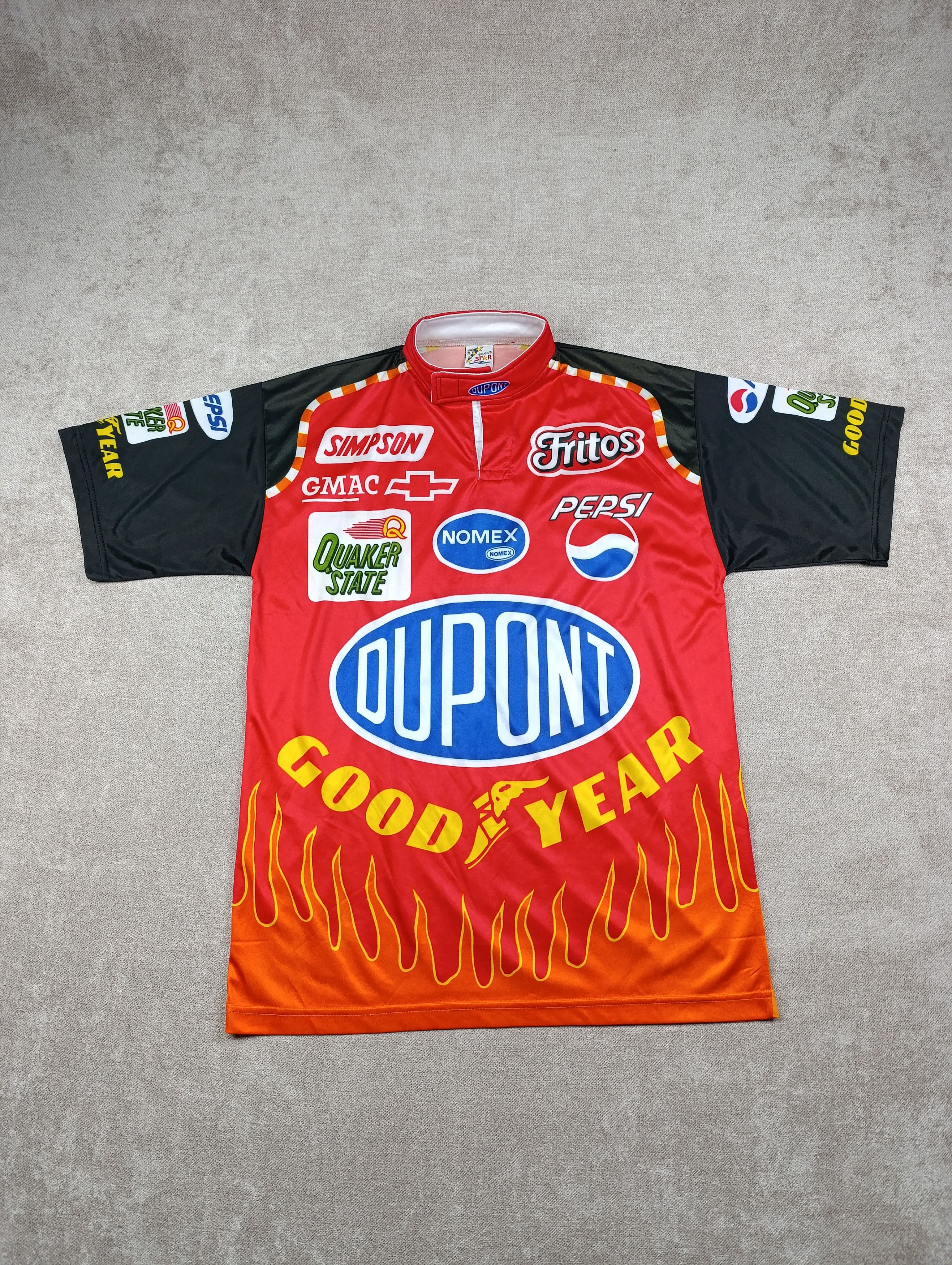 DuPont VINTAGE RACING SEVEN STAR DUPOINT JERSEY TEE Size US L / EU 52-54 / 3 - 1 Thumbnail