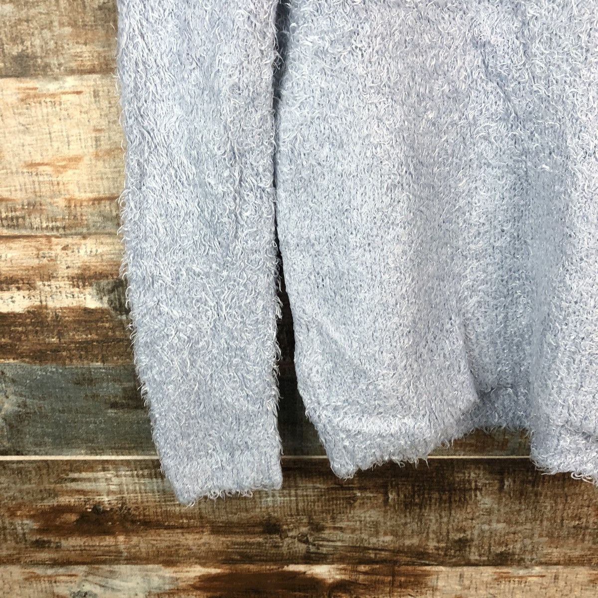 Homespun Knitwear × Japanese Brand DLL Double Focus Blue shaggy fur mohair Knitwear #C054 Size US L / EU 52-54 / 3 - 15 Thumbnail
