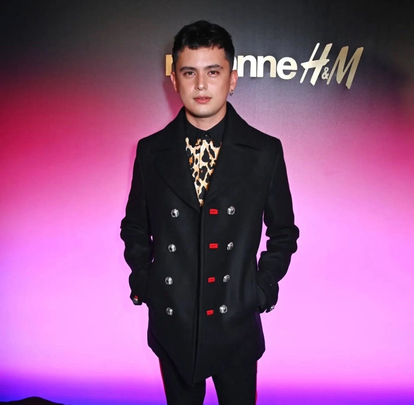 H&M × Paco Rabanne Paco Rabanne x H&M Wool Pea Coat Limited Edition Sz L Size L / US 10 / IT 46 - 2 Thumbnail