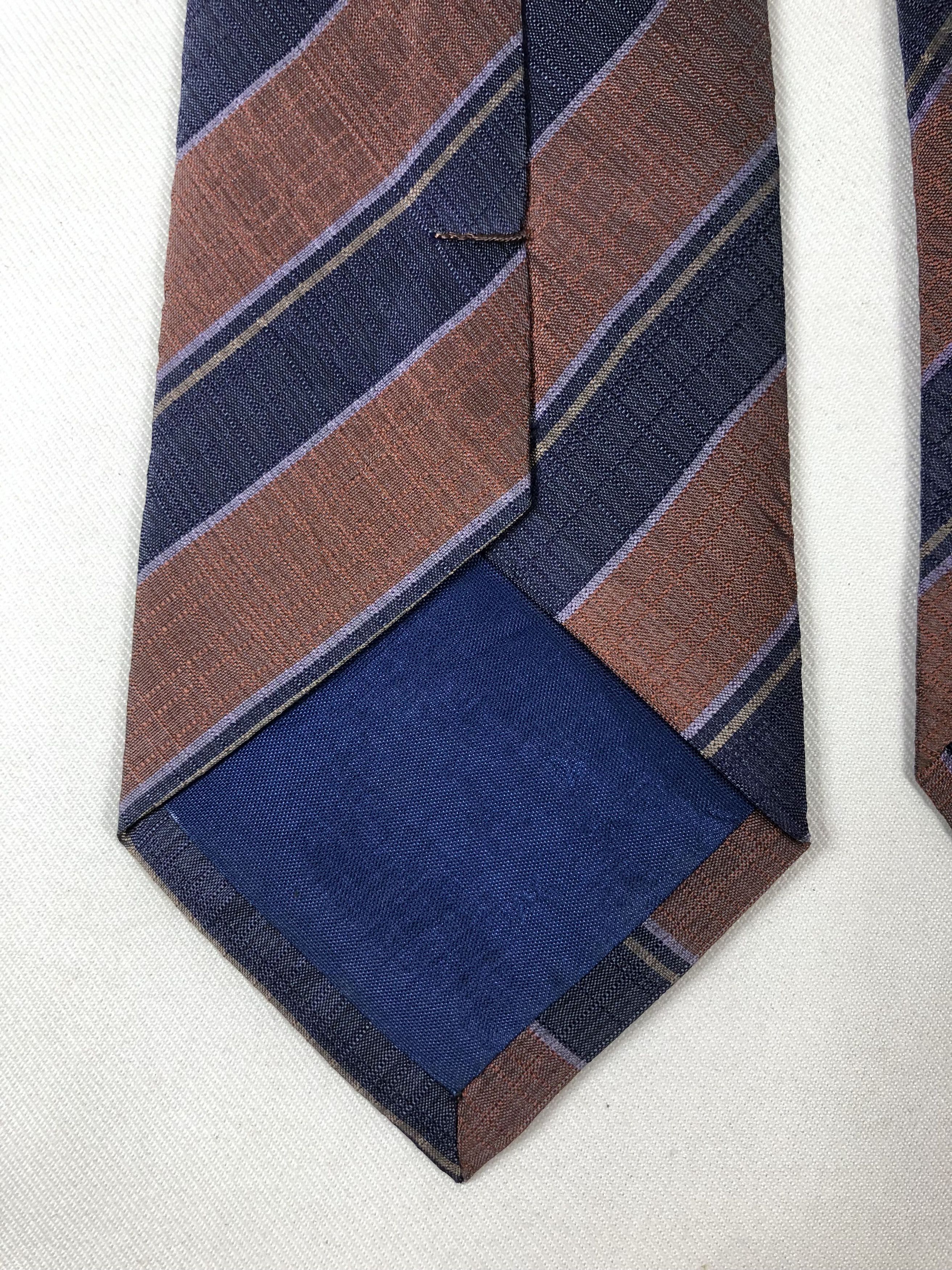 Hysteric Glamour Very Rare Vintage Hysteric Glamour Japan Stripes Silk Tie Size ONE SIZE - 6 Thumbnail