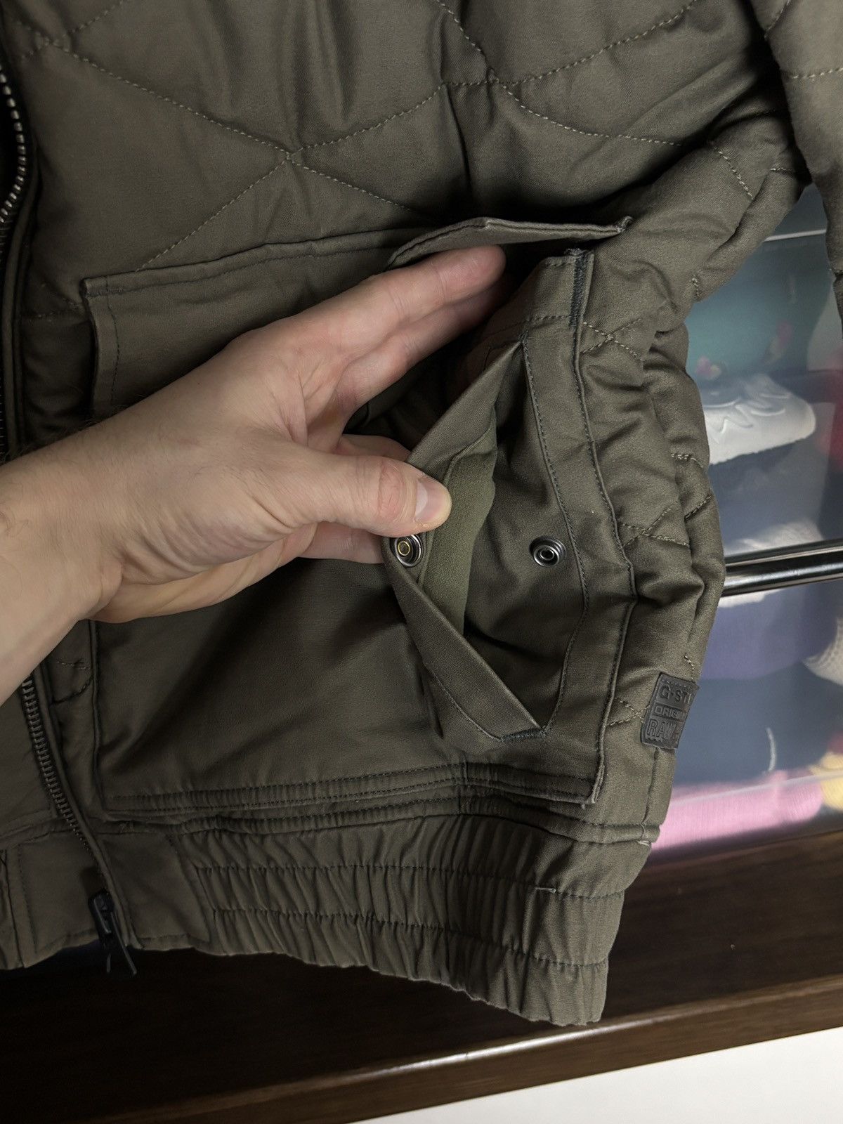 G-Star G-Star RAW Aviator Quilted Bomber Jacket MA1 Vintage Pilot Size US L / EU 52-54 / 3 - 9 Thumbnail