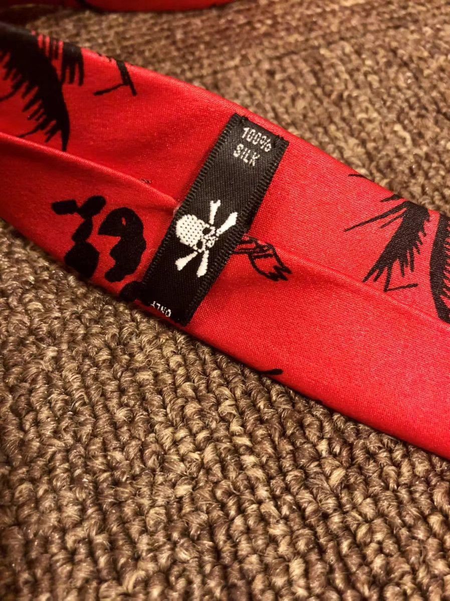 Roen roen Main Line Silk Skull Tie K11 Size ONE SIZE - 4 Thumbnail