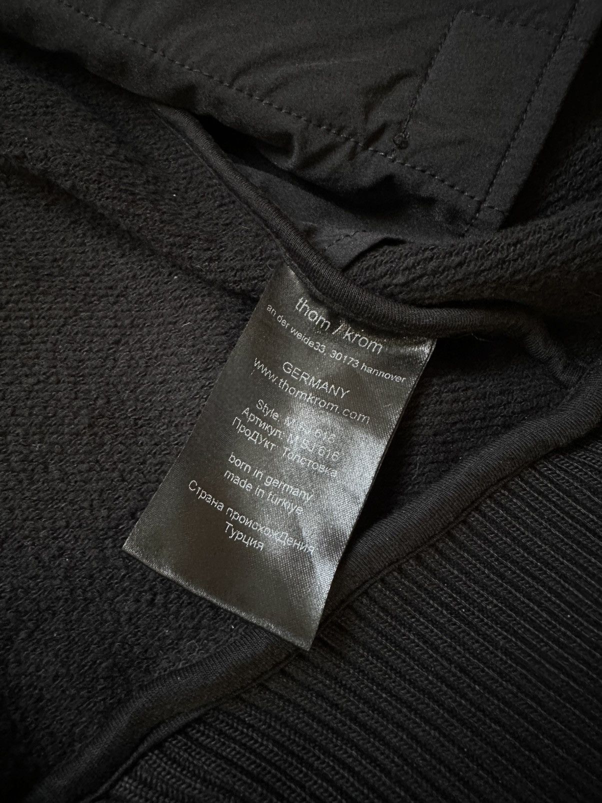 Thom Krom Thom Krom MA-1 Zip Up Hoodie Size US L / EU 52-54 / 3 - 6 Thumbnail