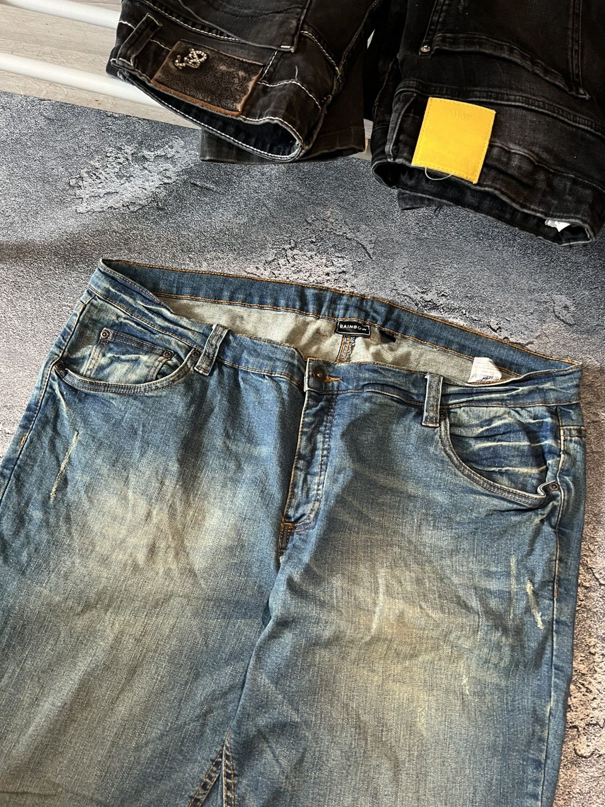 Vintage Archive Underground Distressed Rainbow Baggy Jeans Size US 42 / EU 58 - 4 Thumbnail