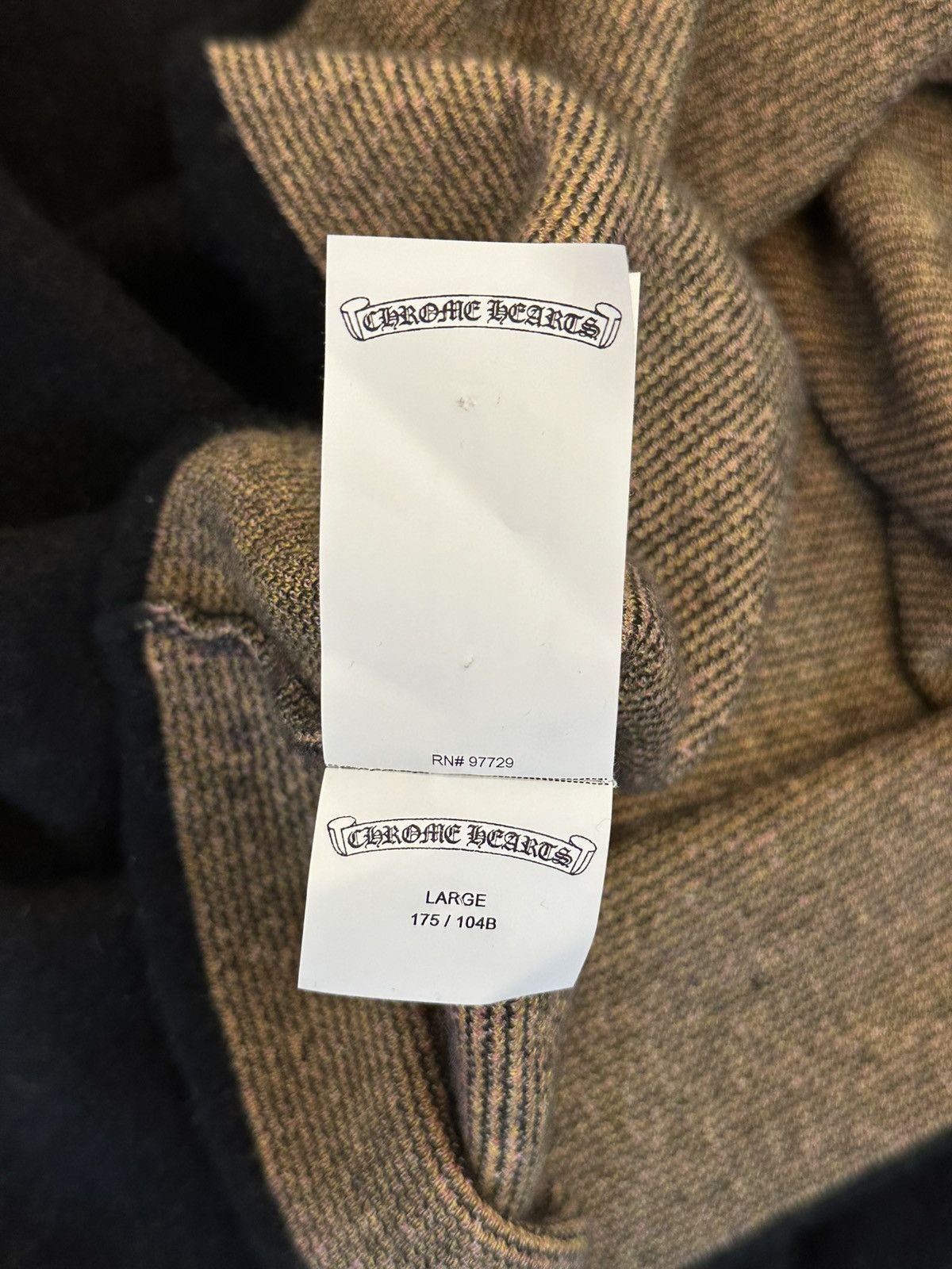 Chrome Hearts CHROME HEARTS SEX RECORDS CASHMERE SZ L Size US L / EU 52-54 / 3 - 9 Thumbnail