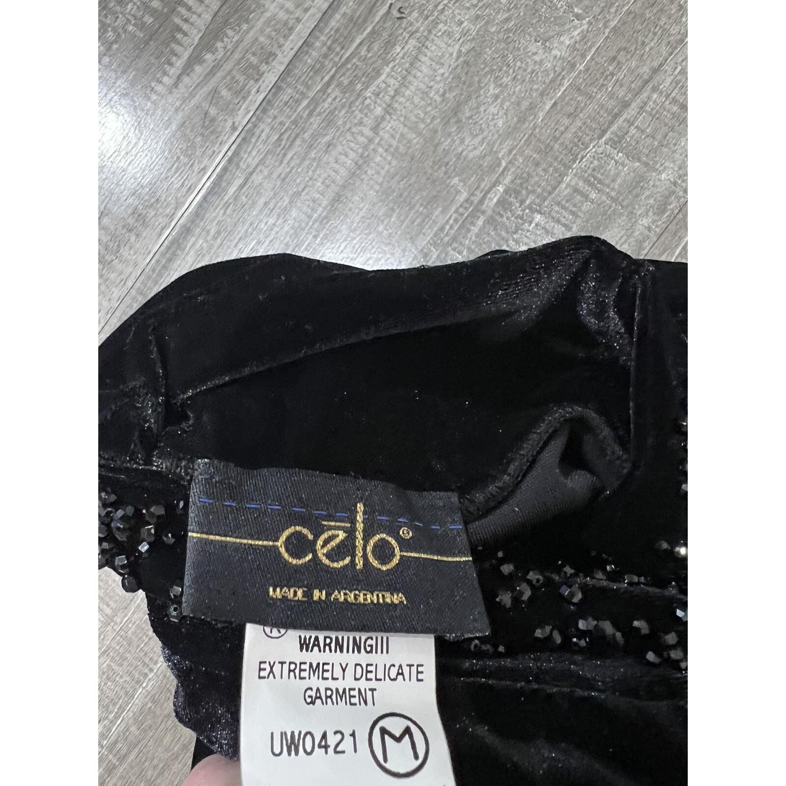 & Other Stories Celo Women Long Sleeve Velvet Blouse Black Size M A001791 Size M / US 6-8 / IT 42-44 - 5 Thumbnail